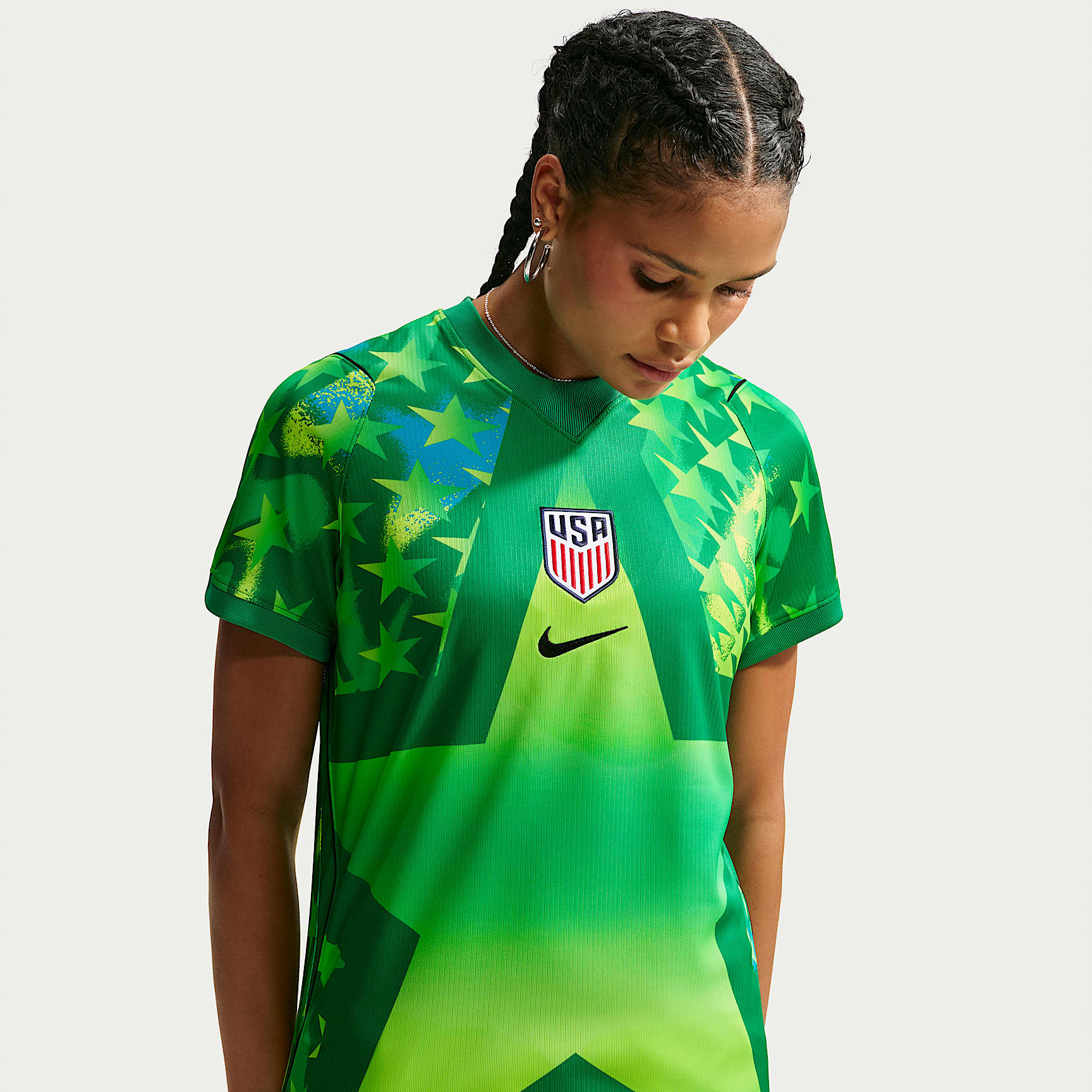 USMNT 2026 Stadium Goalkeeper Women's Nike Dri-FIT Soccer Replica Short-Sleeve Jersey