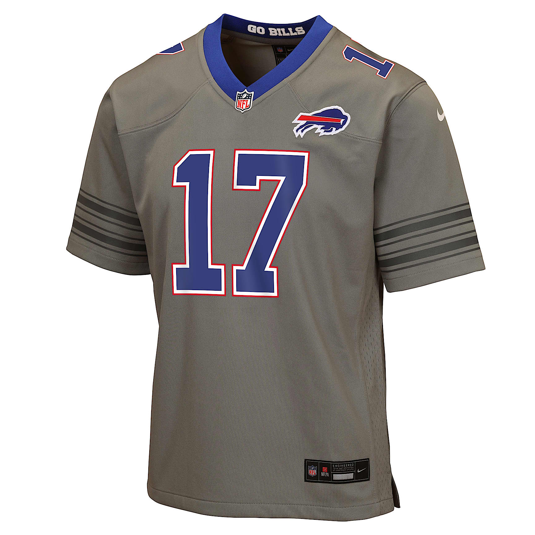 Jersey Nike de la NFL Game para niños talla grande Josh Allen Buffalo Bills