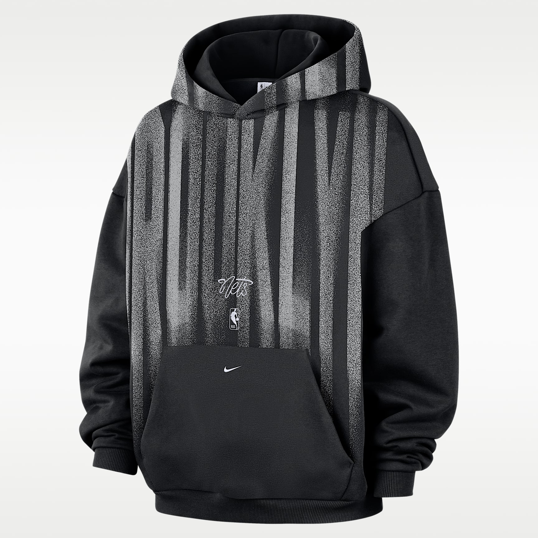 Brooklyn Nets Standard Issue Men's Therma-FIT Fleece Basketball Hoodie