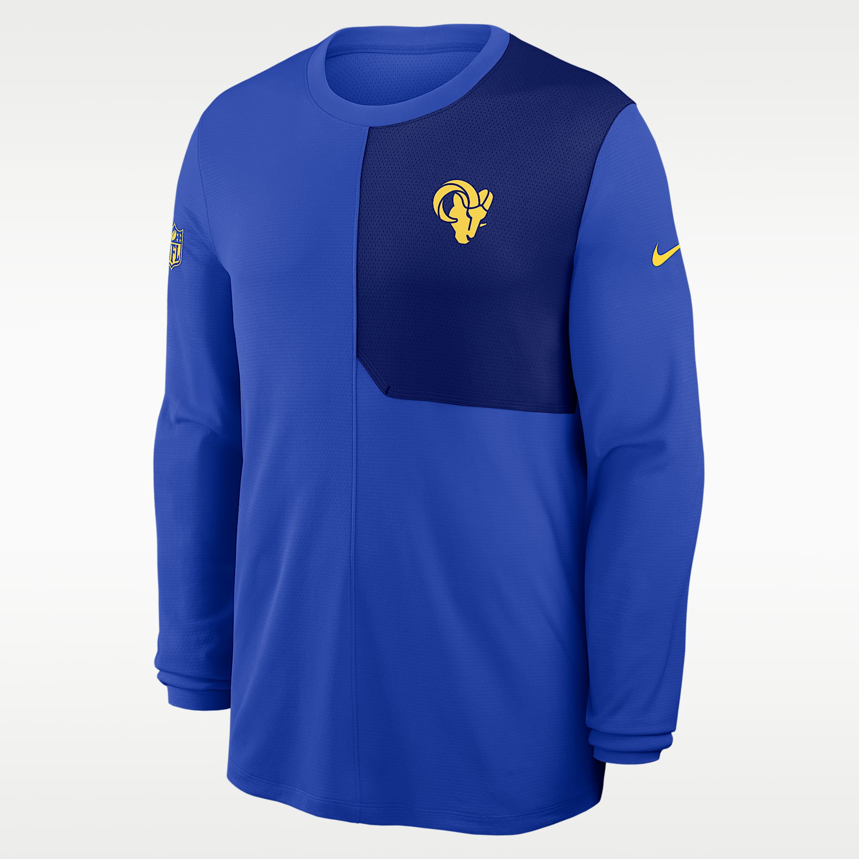 Los Angeles Rams Sideline Coach Men's Nike Dri-FIT NFL Long-Sleeve Top