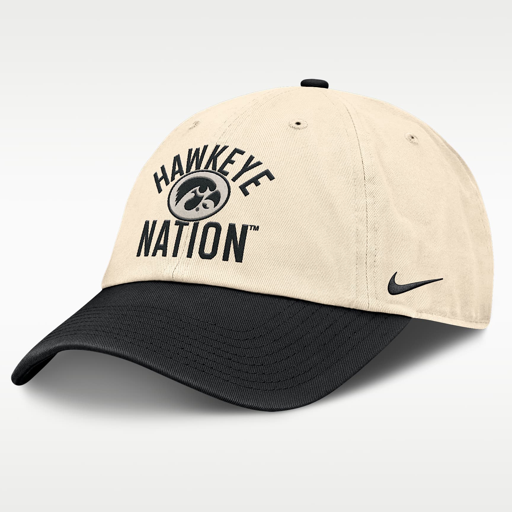 Iowa Primetime 2-Tone Club Men's Nike College Adjustable Hat