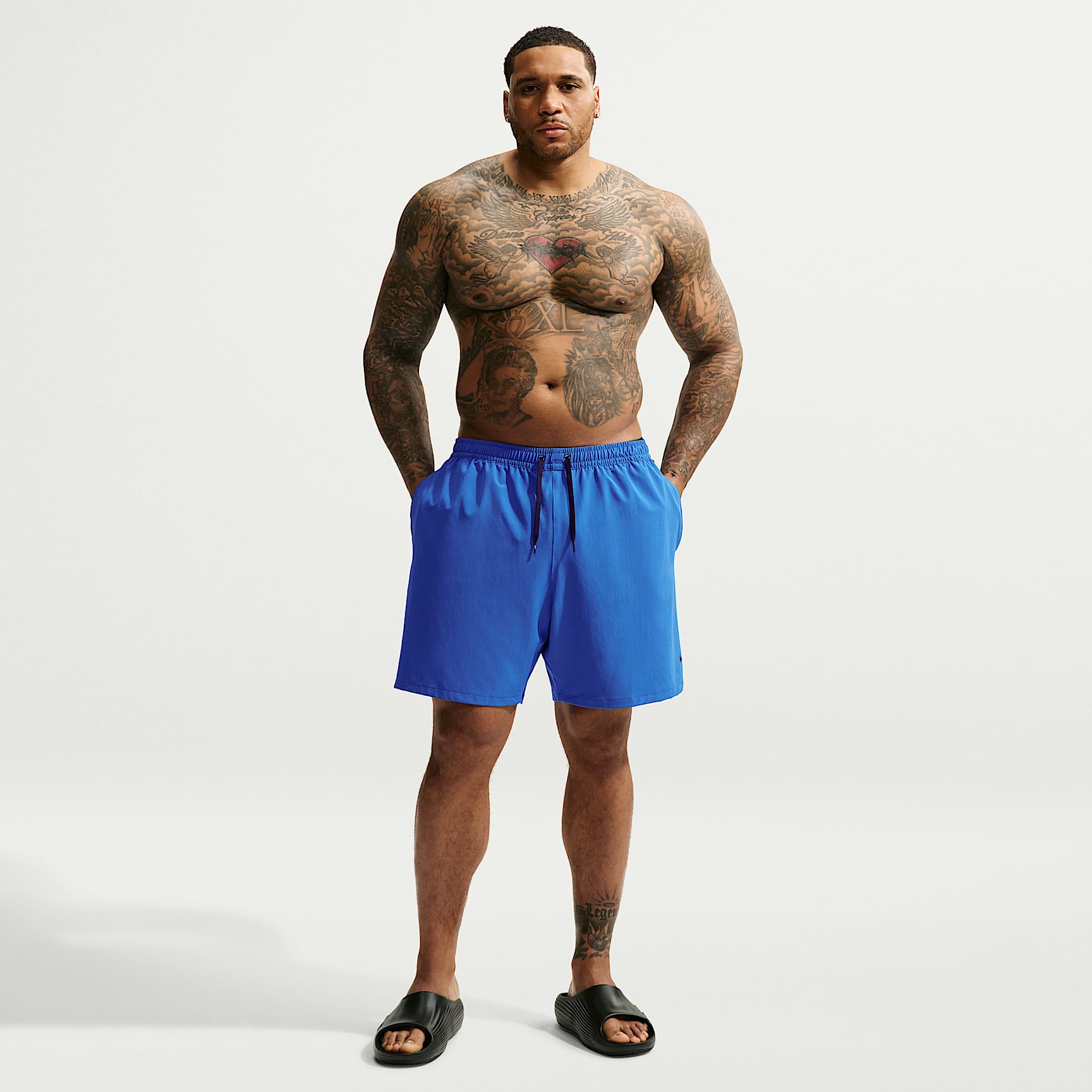 Shorts de playa o alberca de 18 cm con forro de ropa interior para hombre (personas altas y tallas grandes) Nike Swim Contend Essential