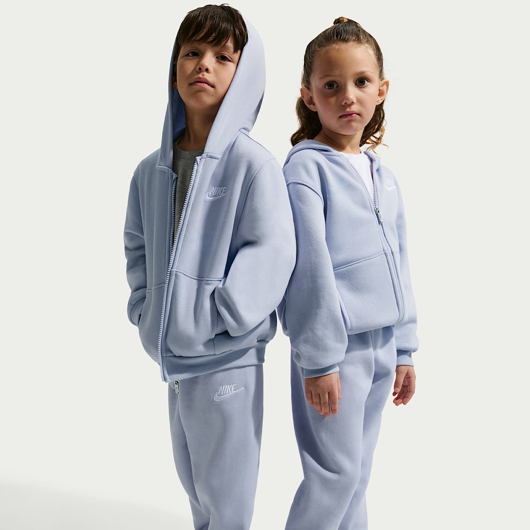 Nike Full-Zip Club Set Little Kids 2-Piece Hoodie Set