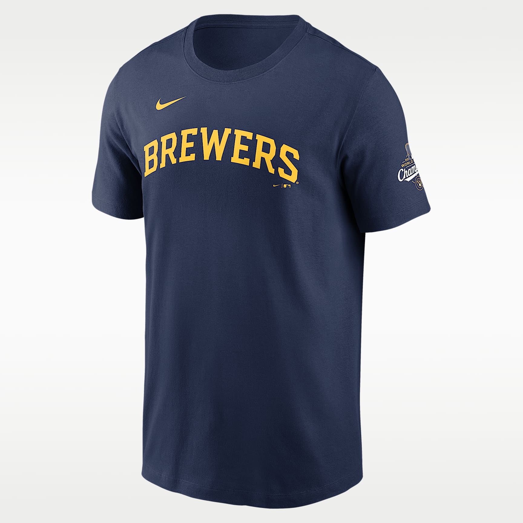 Christian Yelich Milwaukee Brewers 2026 World Series Champions Men's Nike MLB T-Shirt