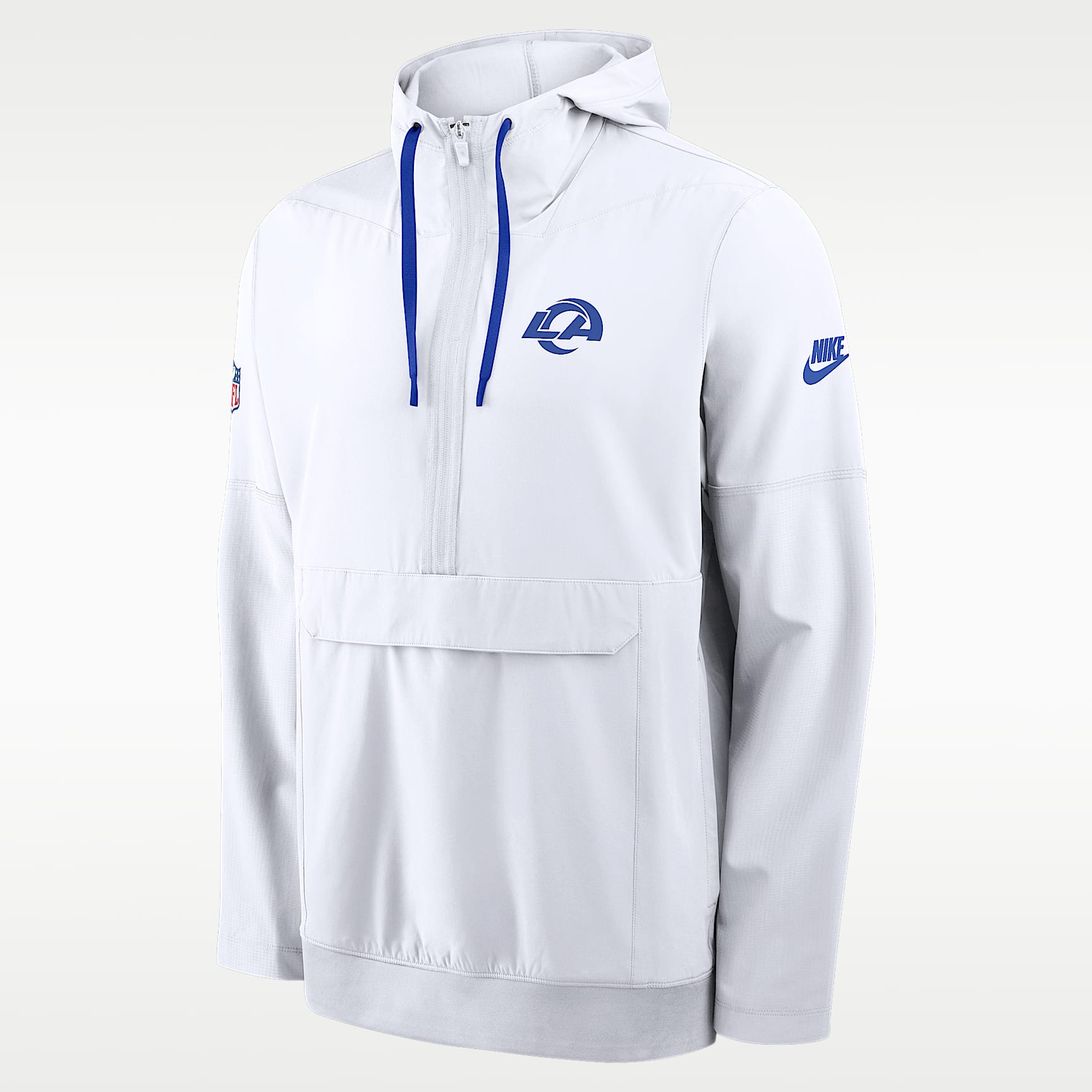 Los Angeles Rams Alt Anorak Men's Nike NFL 1/2-Zip Hooded Jacket