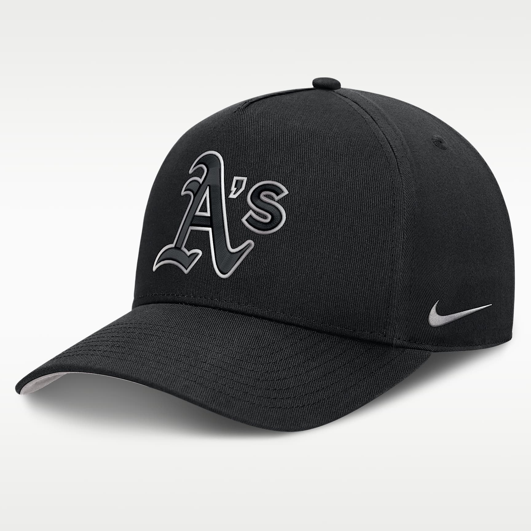 Athletics Rise Men's Nike Dri-FIT MLB A-Frame Trucker Adjustable Hat