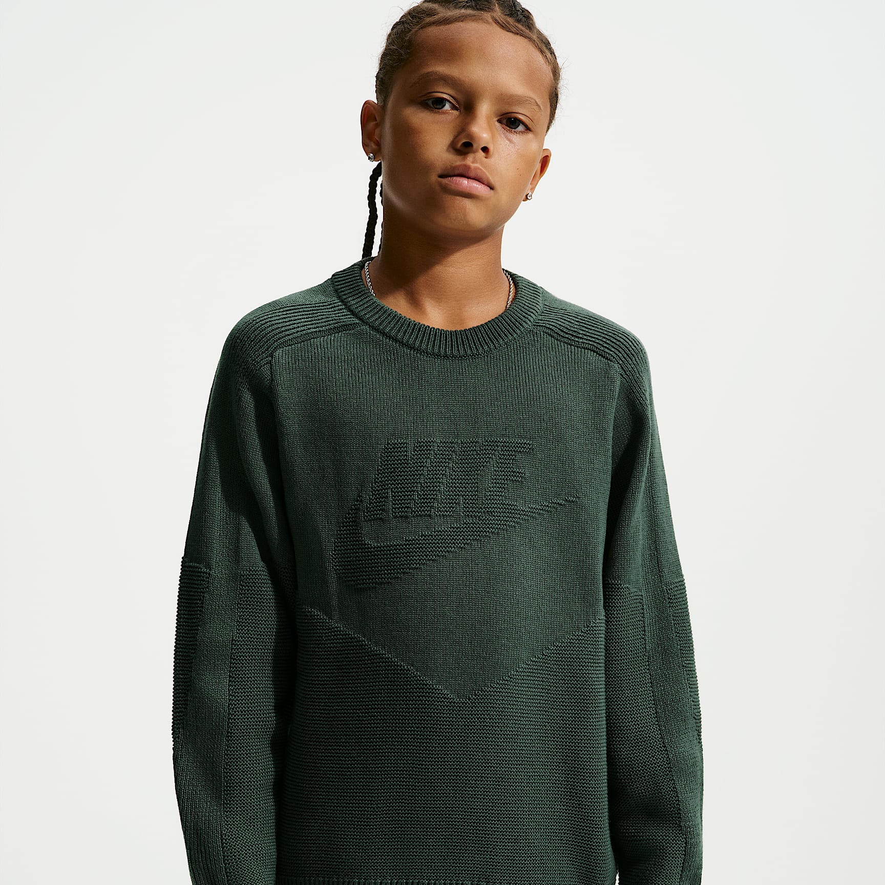 Nike Sportswear Big Kids' Crew-Neck Sweater