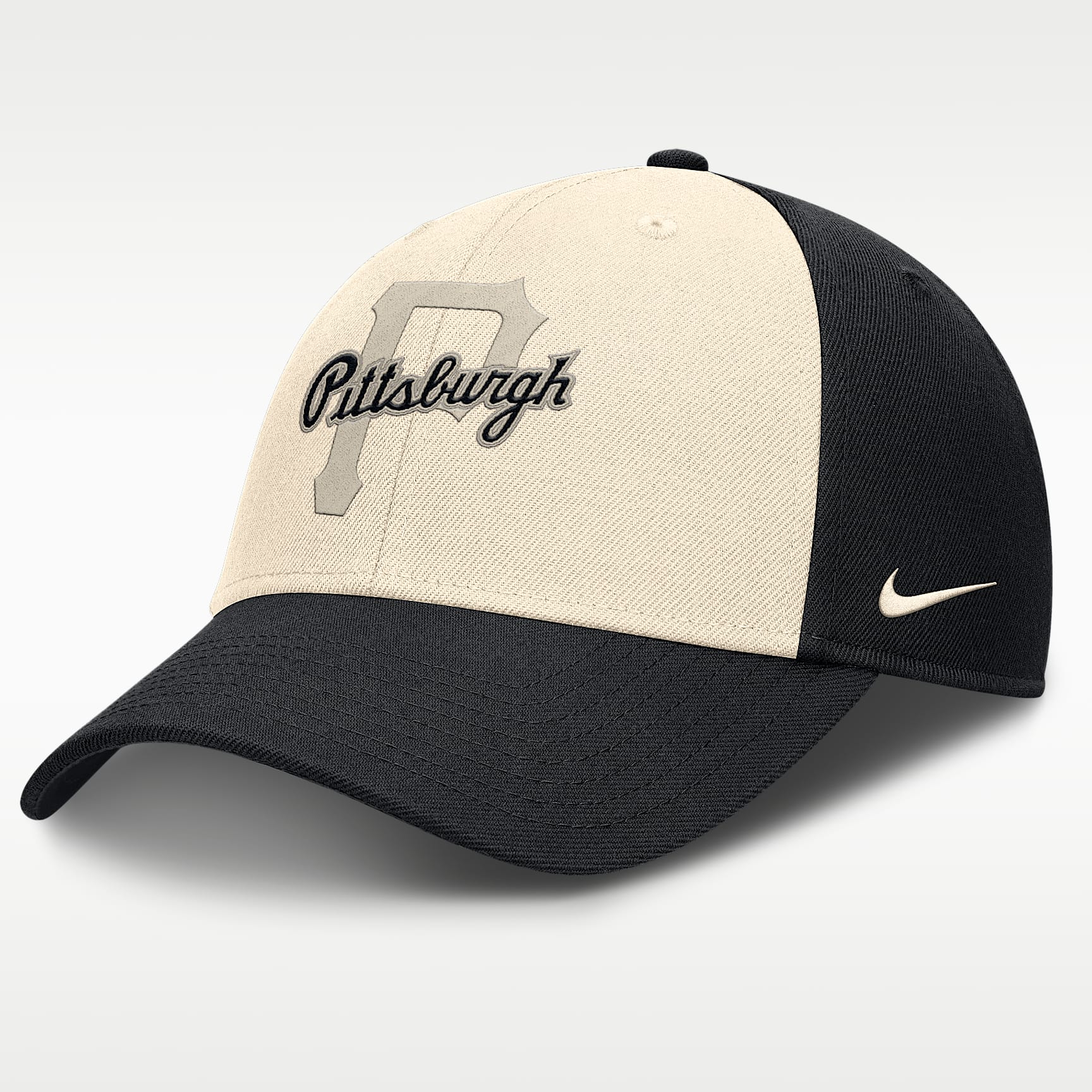 Gorra Nike Dri-FIT de la MLB ajustable para hombre Pittsburgh Pirates Statement Club