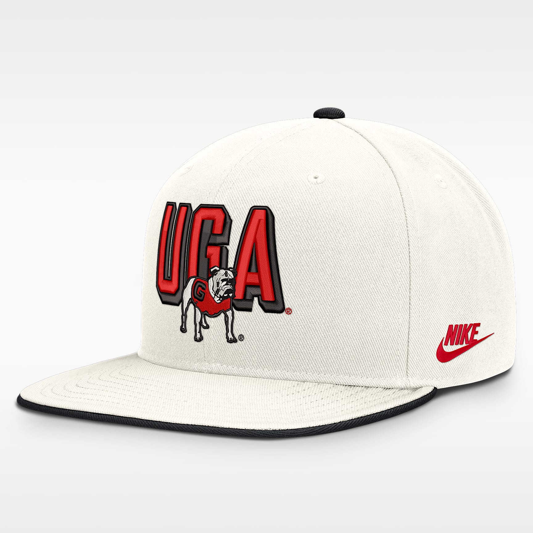 Georgia Legacy Letter & Mascot Pro Men's Nike Dri-FIT College Adjustable Hat