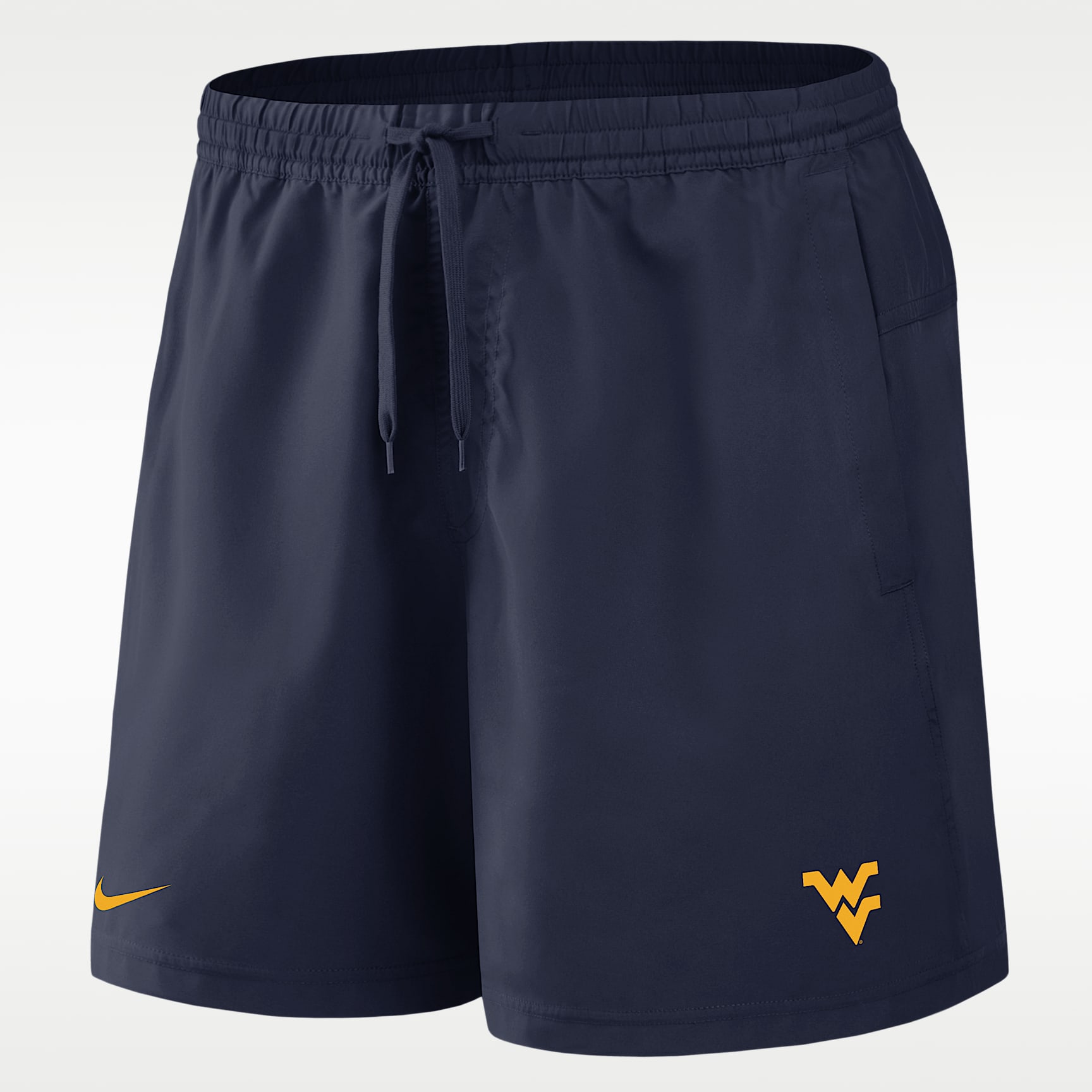 West Virginia Primetime Primary Logo Men's Nike Dri-FIT College Form Shorts