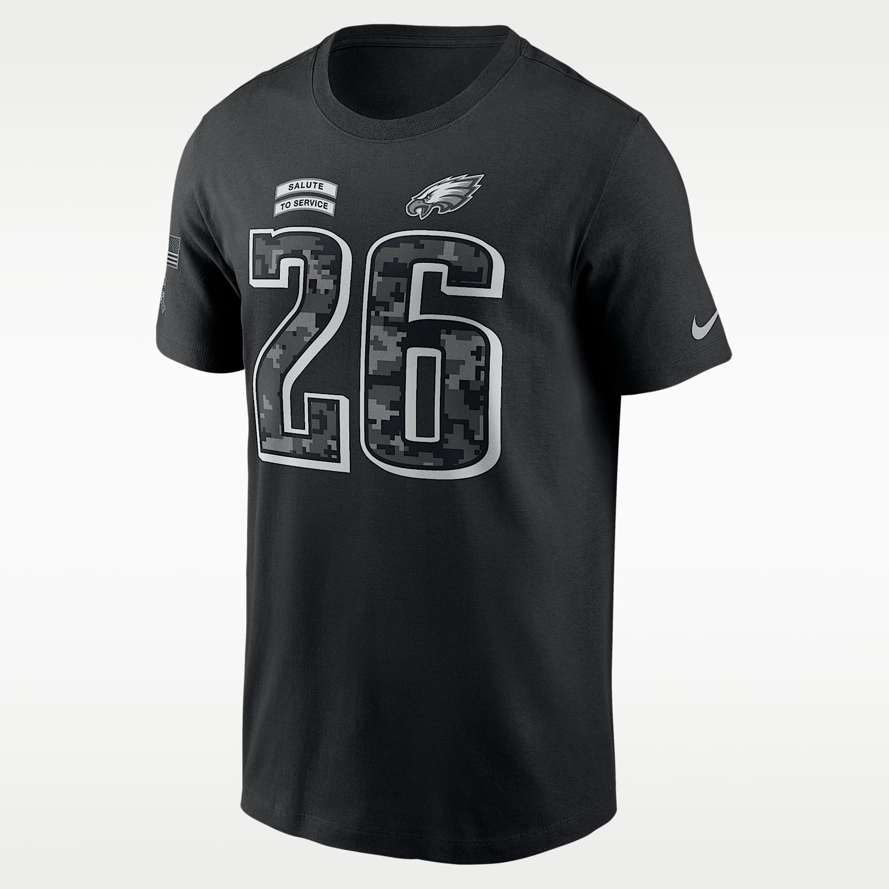 Saquon Barkley Philadelphia Eagles Salute to Service Men's Nike NFL T-Shirt
