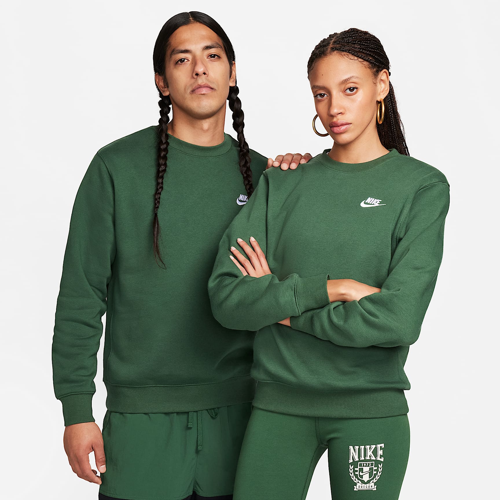 Sudadera de cuello redondo para hombre Nike Sportswear Club Fleece