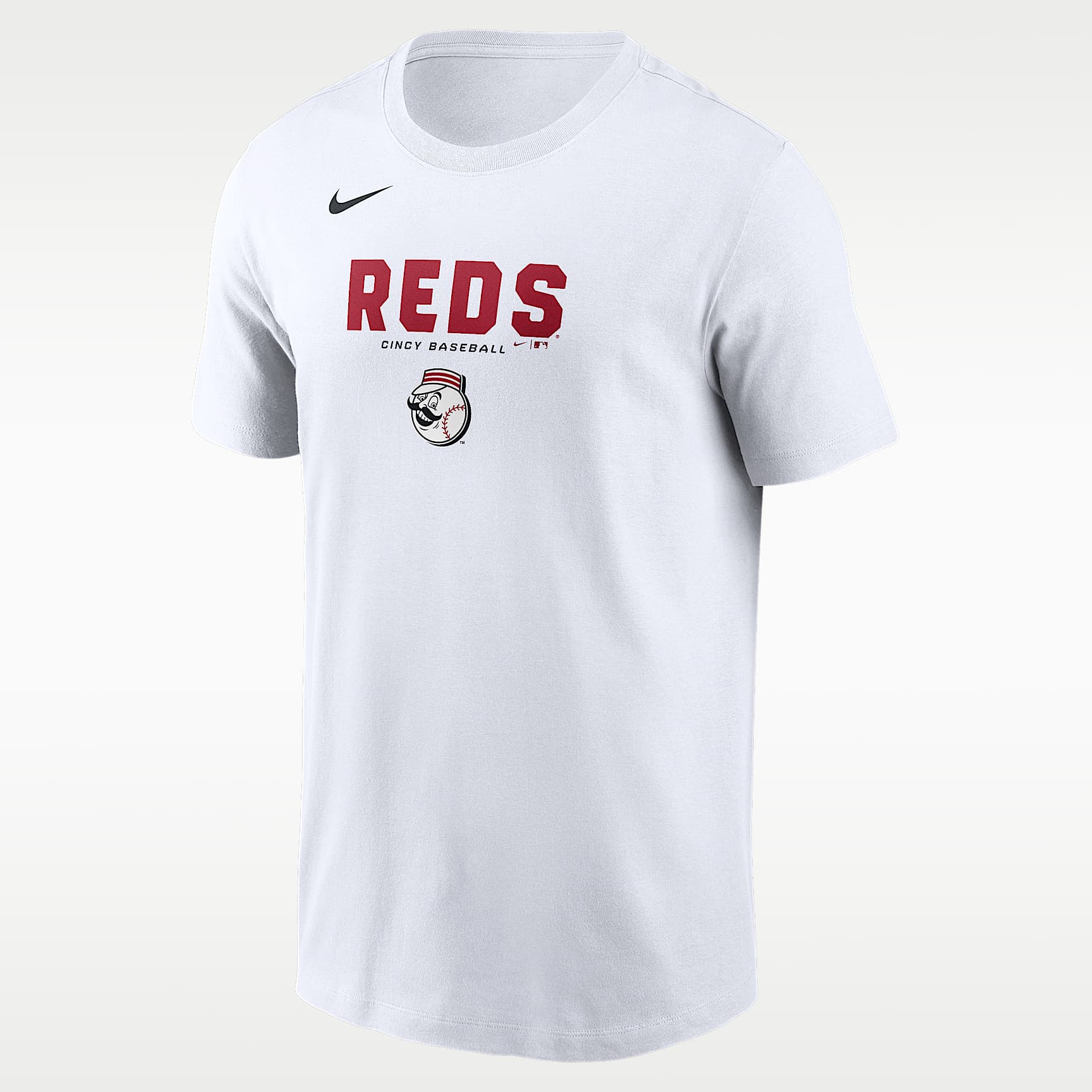 Cincinnati Reds Bold Team Name Men's Nike MLB T-Shirt