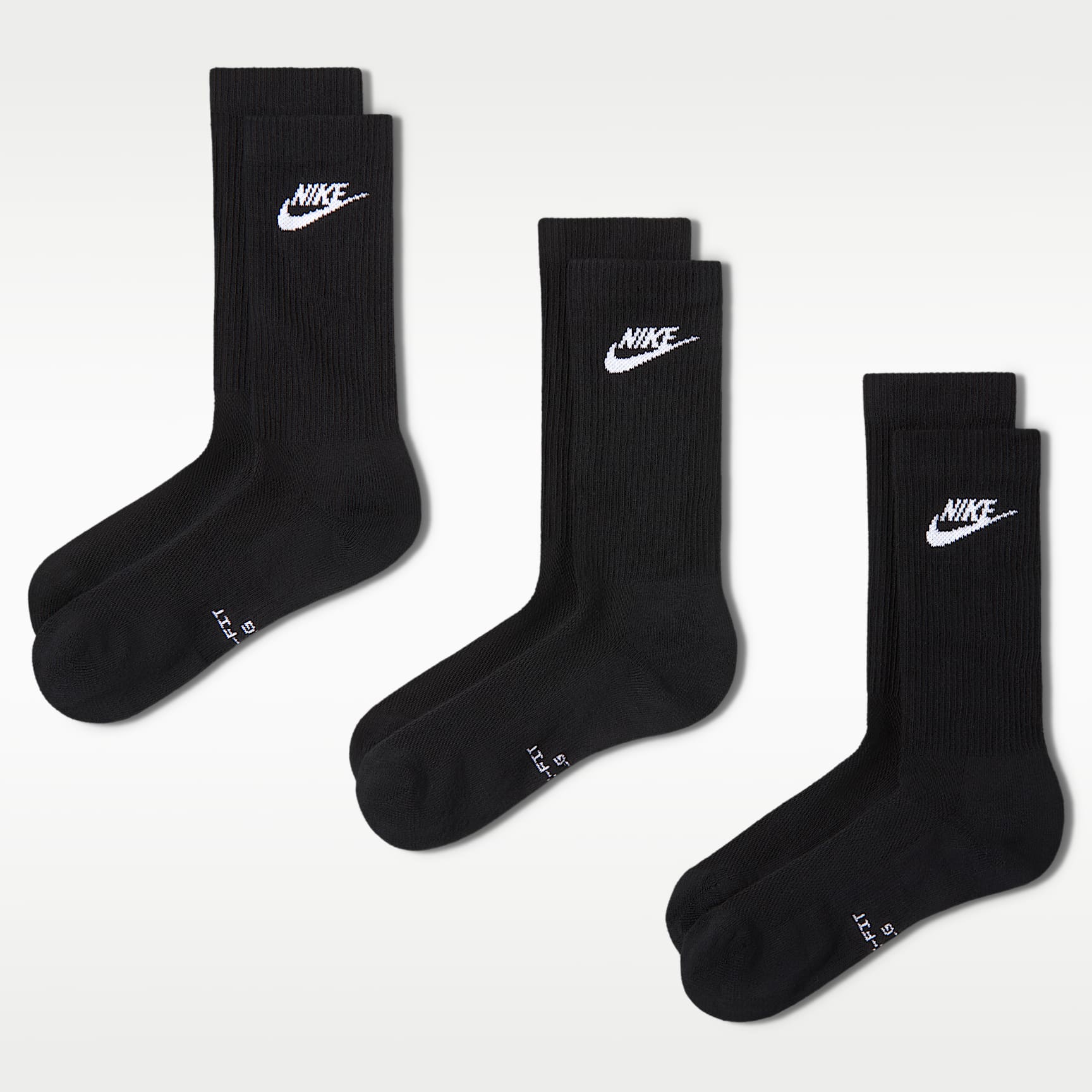 Nike Everyday Elevated Crew Socks (3 Pairs)