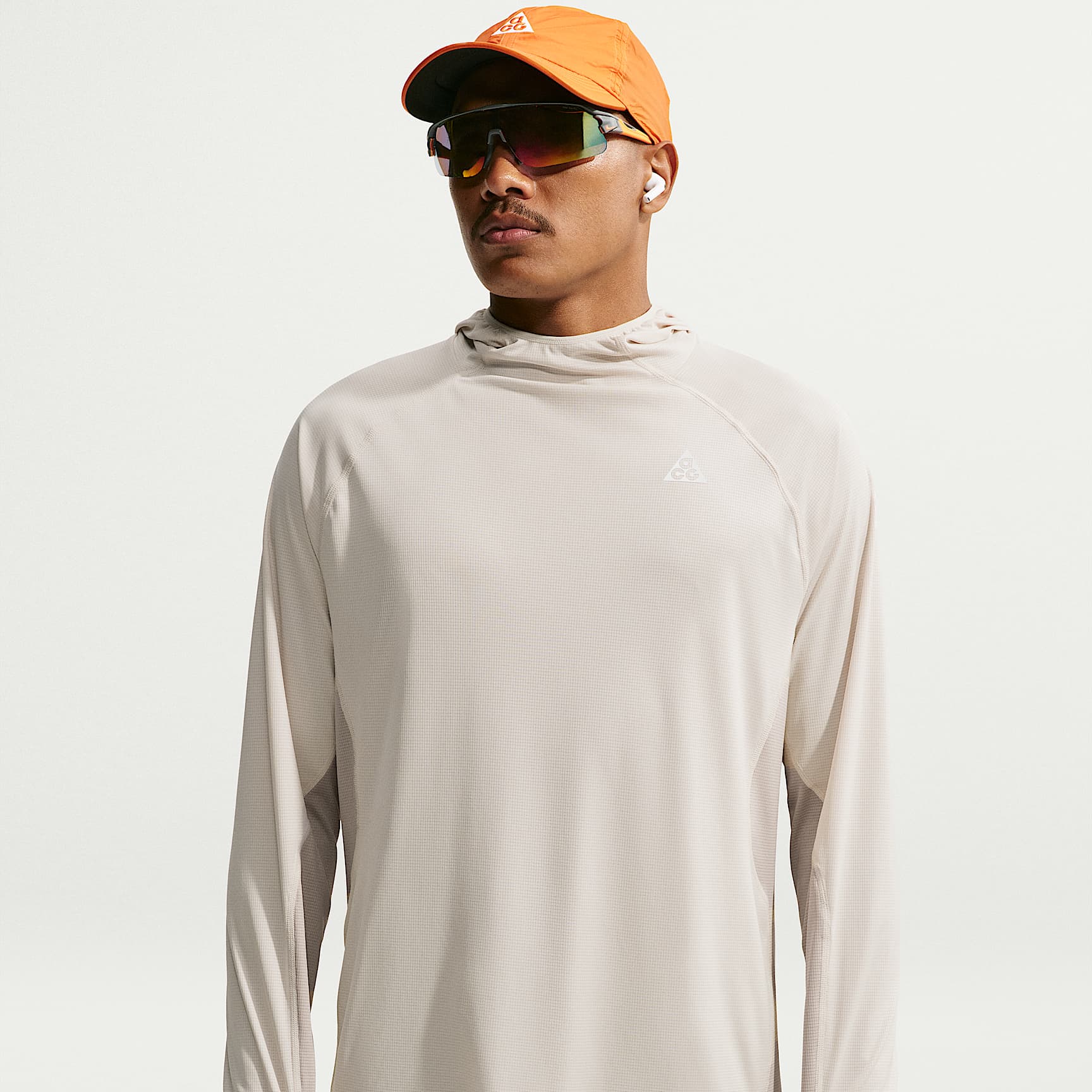 Nike ACG "Solar Chase" Men's Dri-FIT UV Protection Hooded Trail Running Top