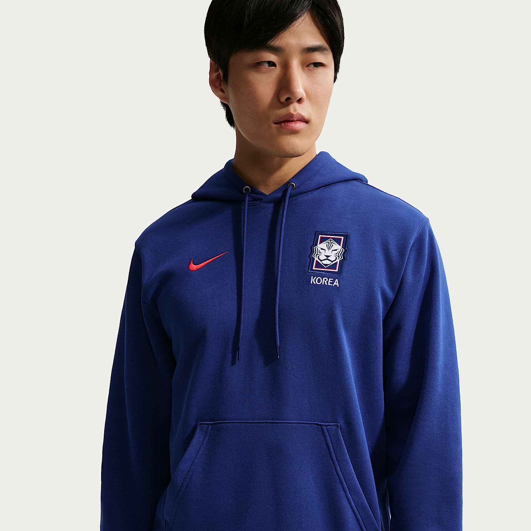 대한민국 클럽 남성 나이키 축구 프렌치 테리 풀오버 후디