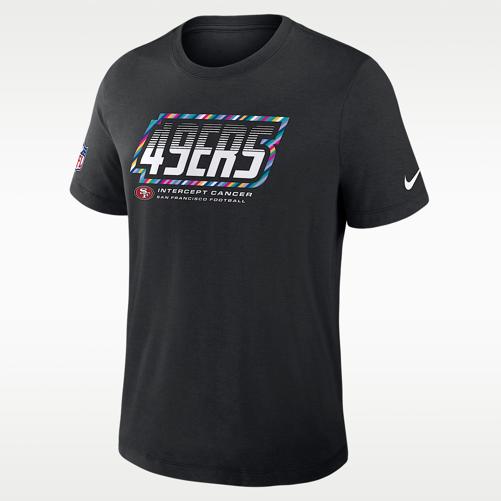 San Francisco 49ers Crucial Catch Sideline Men's Nike Dri-FIT NFL T-Shirt