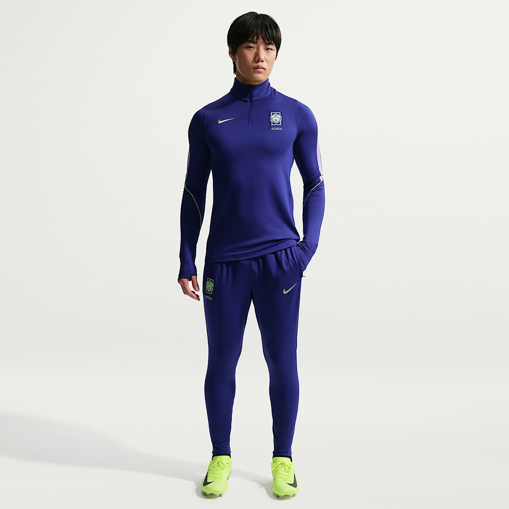 대한민국 스트라이크 남성 나이키 드라이 핏 축구 니트 팬츠