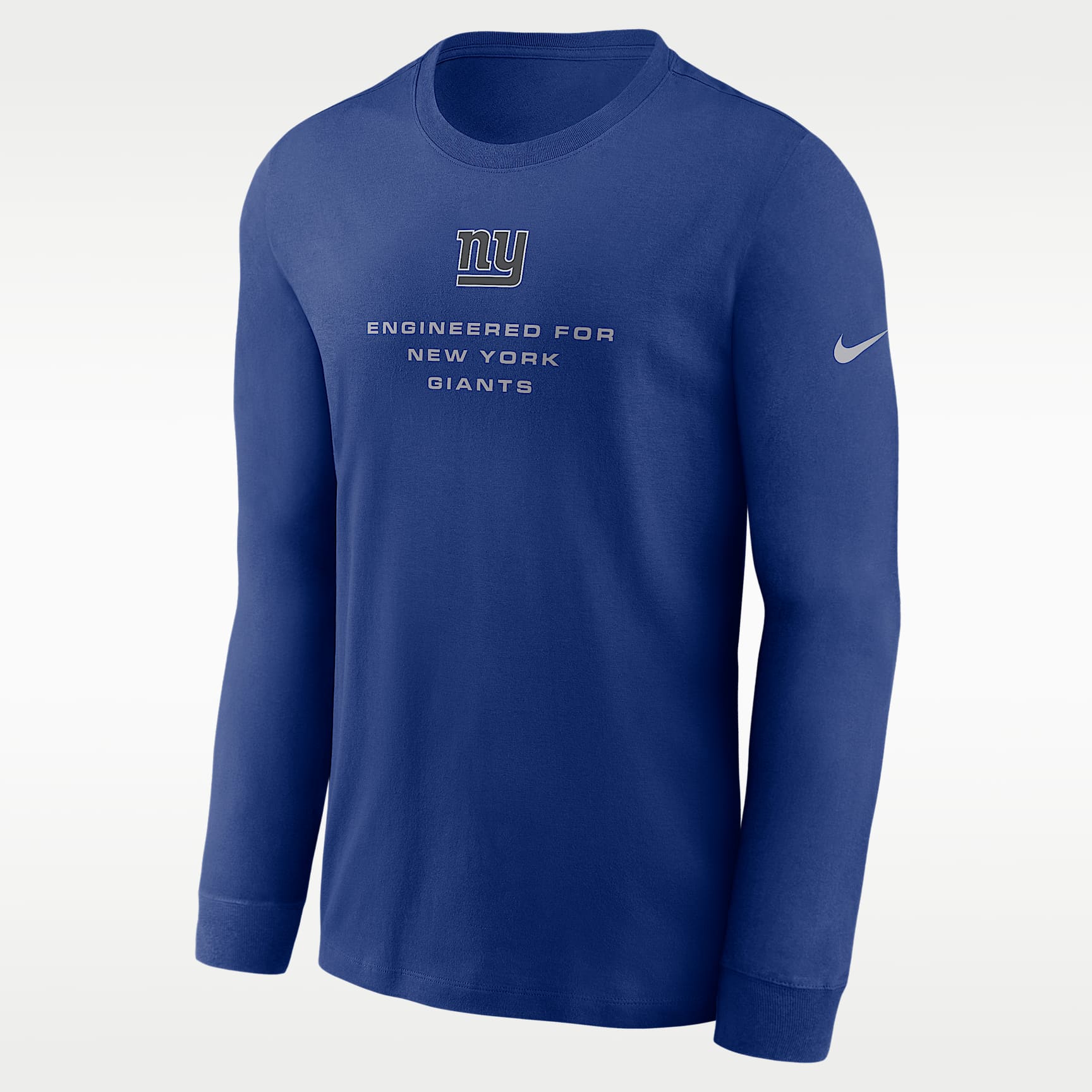 Playera de manga larga Nike Dri-FIT de la NFL para hombre New York Giants Team Issue