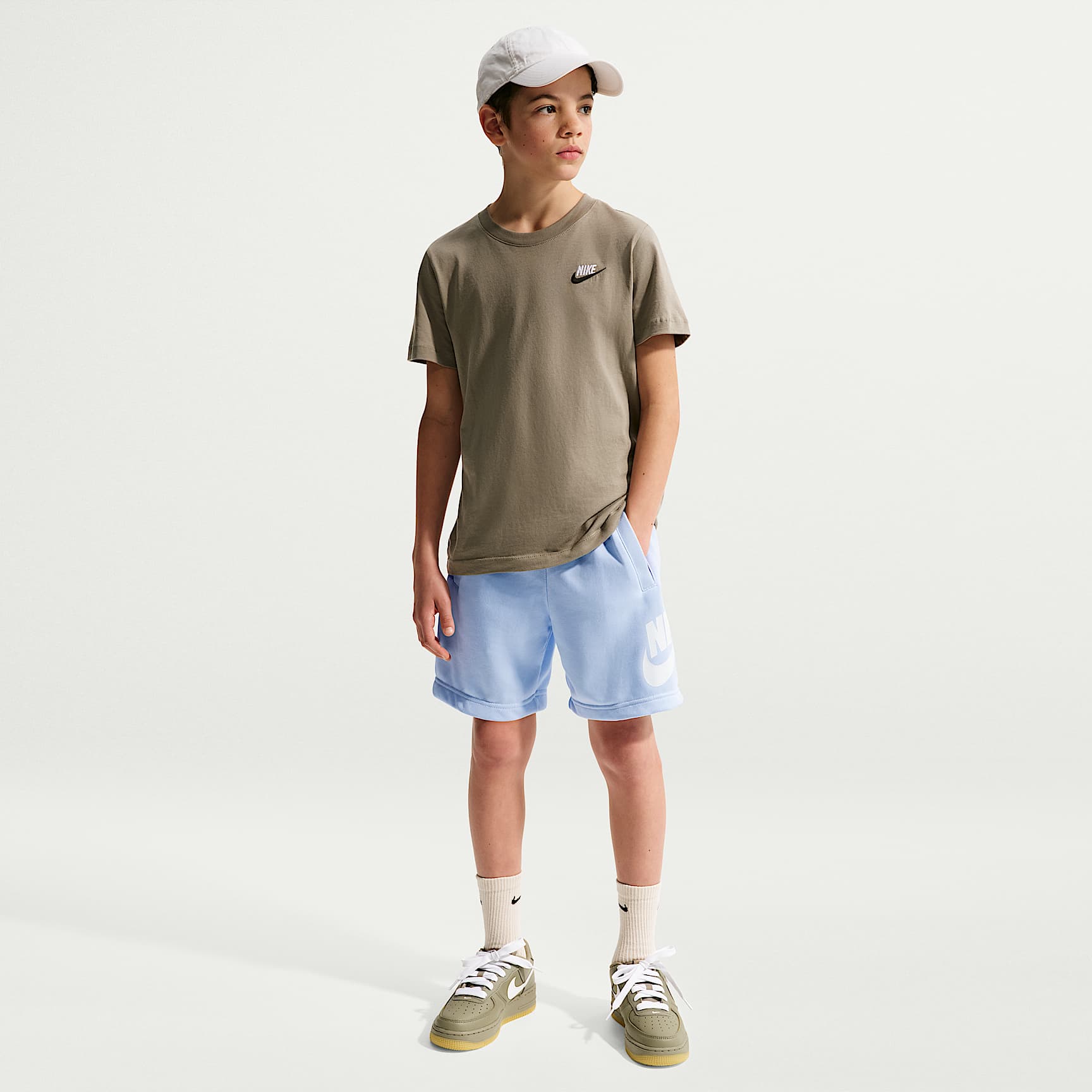 Nike Sportswear Club Fleece Older Kids' French Terry Shorts