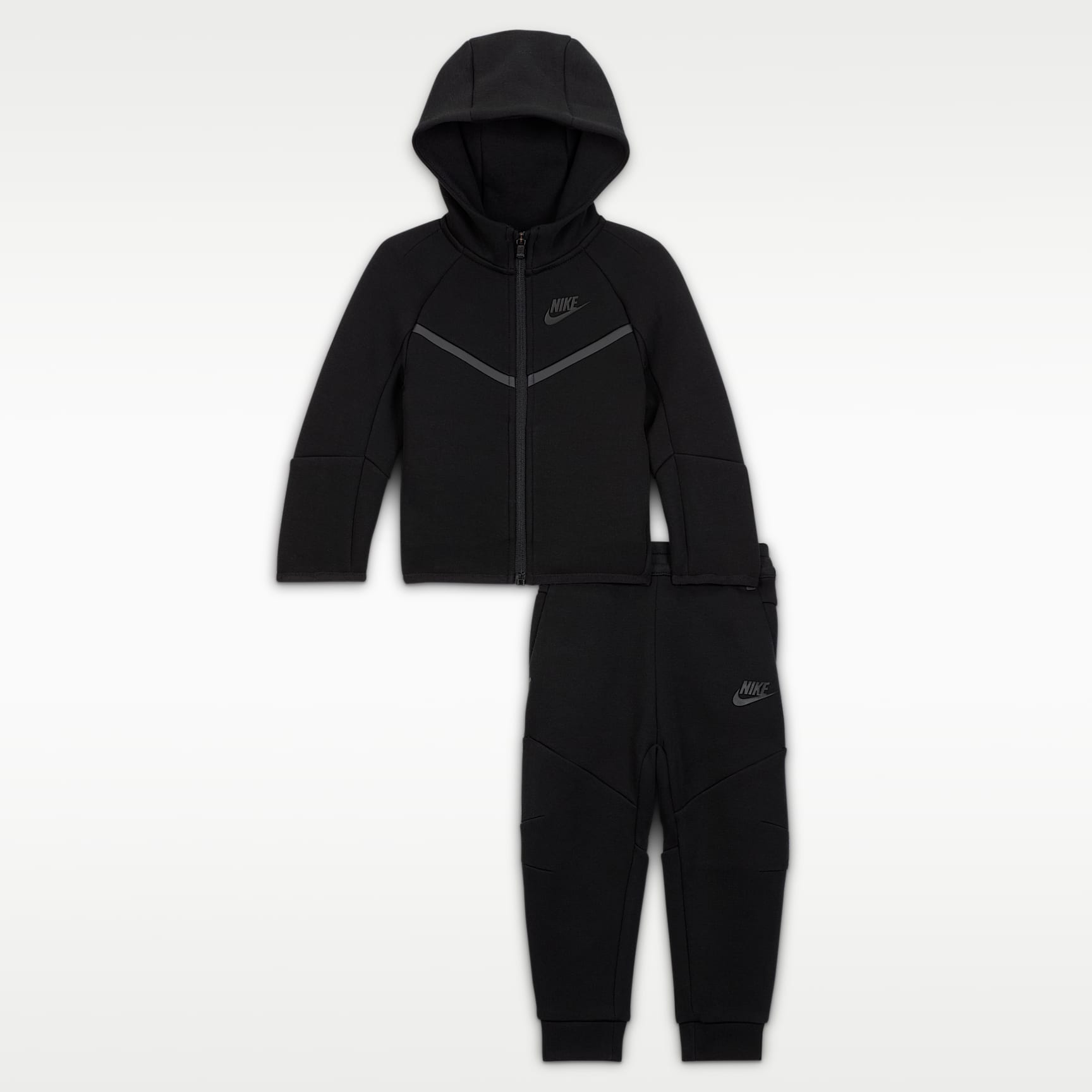 Conjunto de 2 piezas de Tech Fleece de cierre completo para bebé (12 a 24 meses) Nike Sportswear