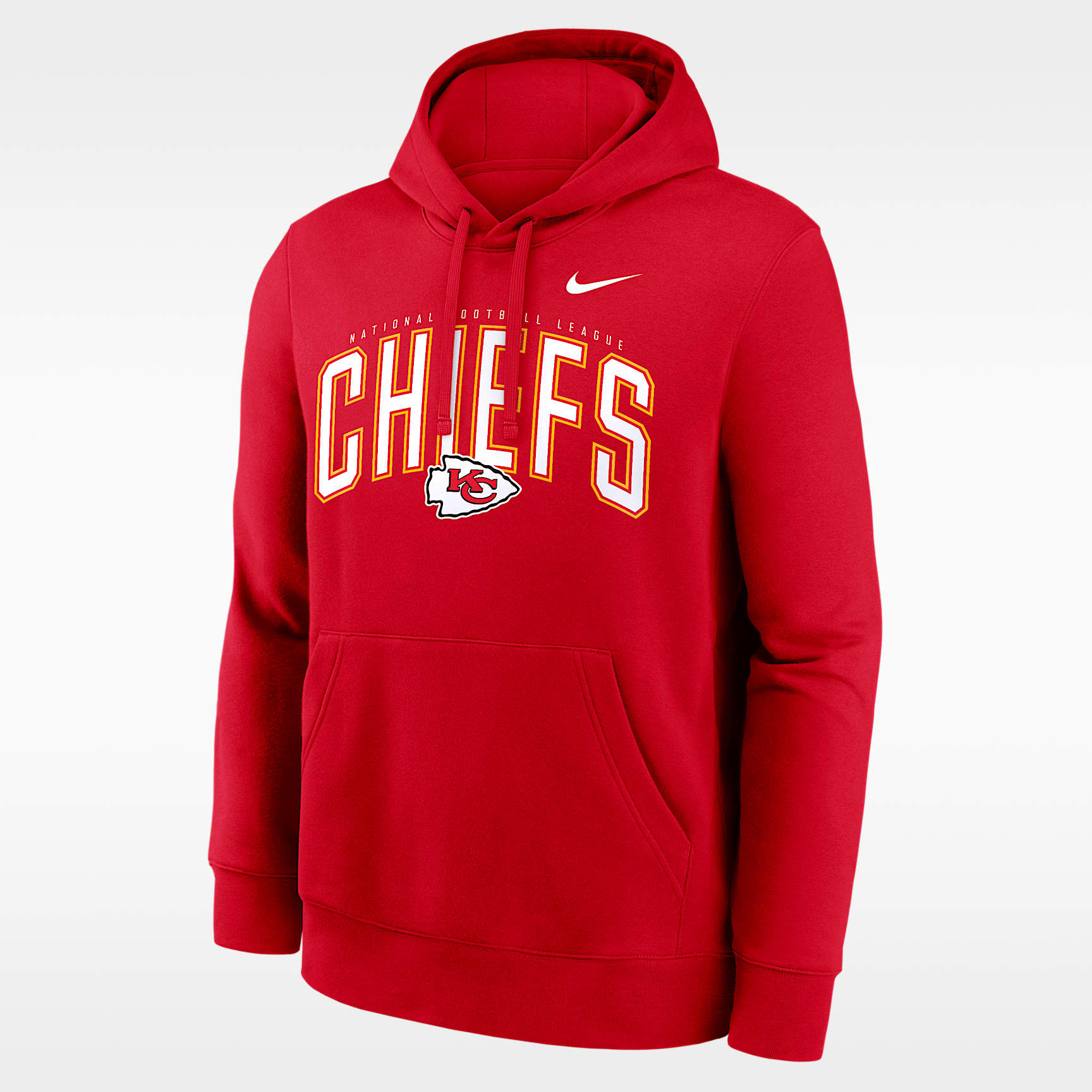 Sudadera con gorro sin cierre Nike de la NFL para hombre Kansas City Chiefs Club