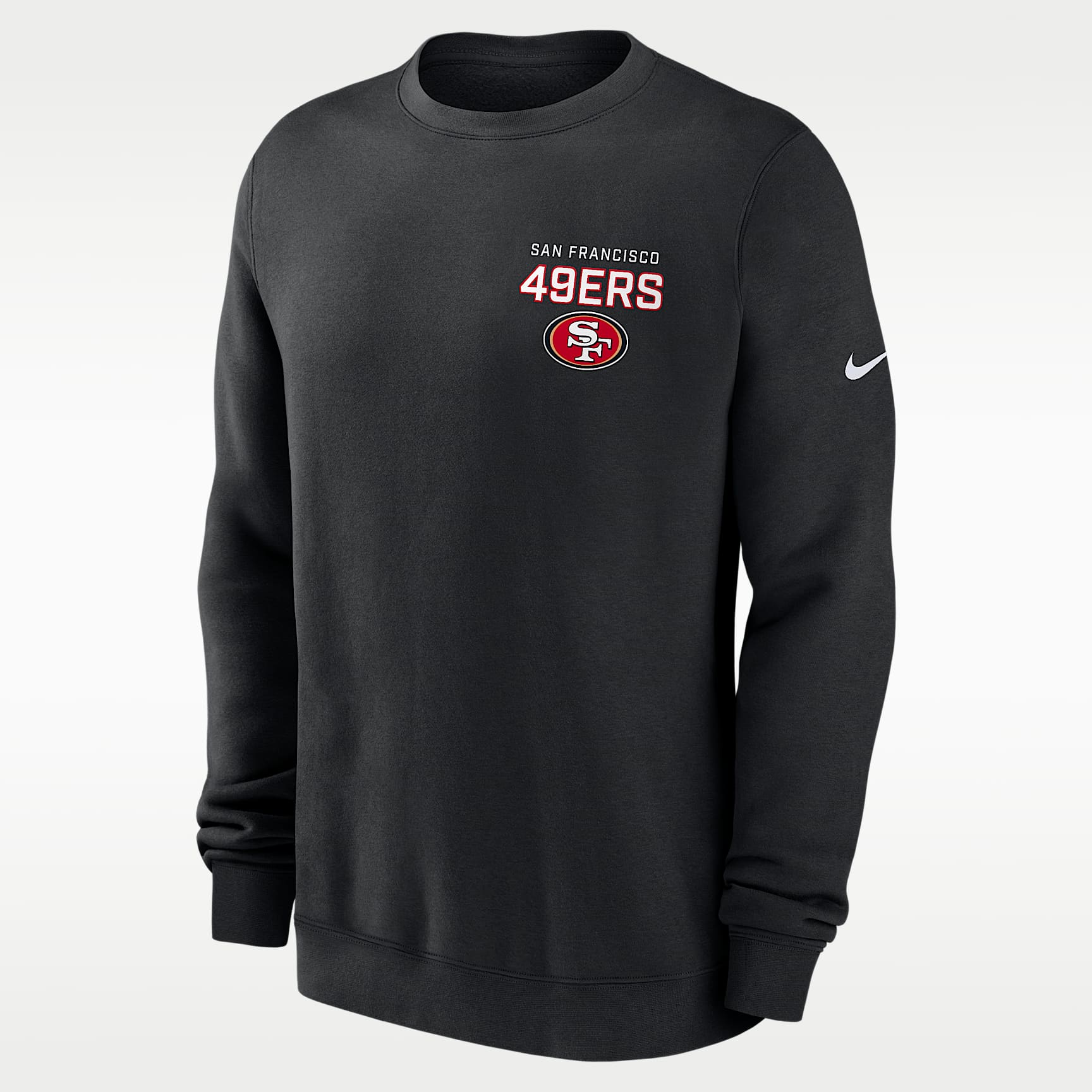 San Francisco 49ers Draw Block Club Men's Nike NFL Pullover Crew