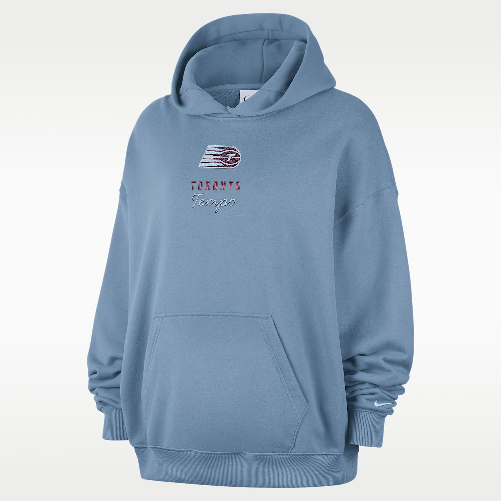 Sweat à capuche oversize en tissu en molleton Nike WNBA Toronto Tempo pour femme