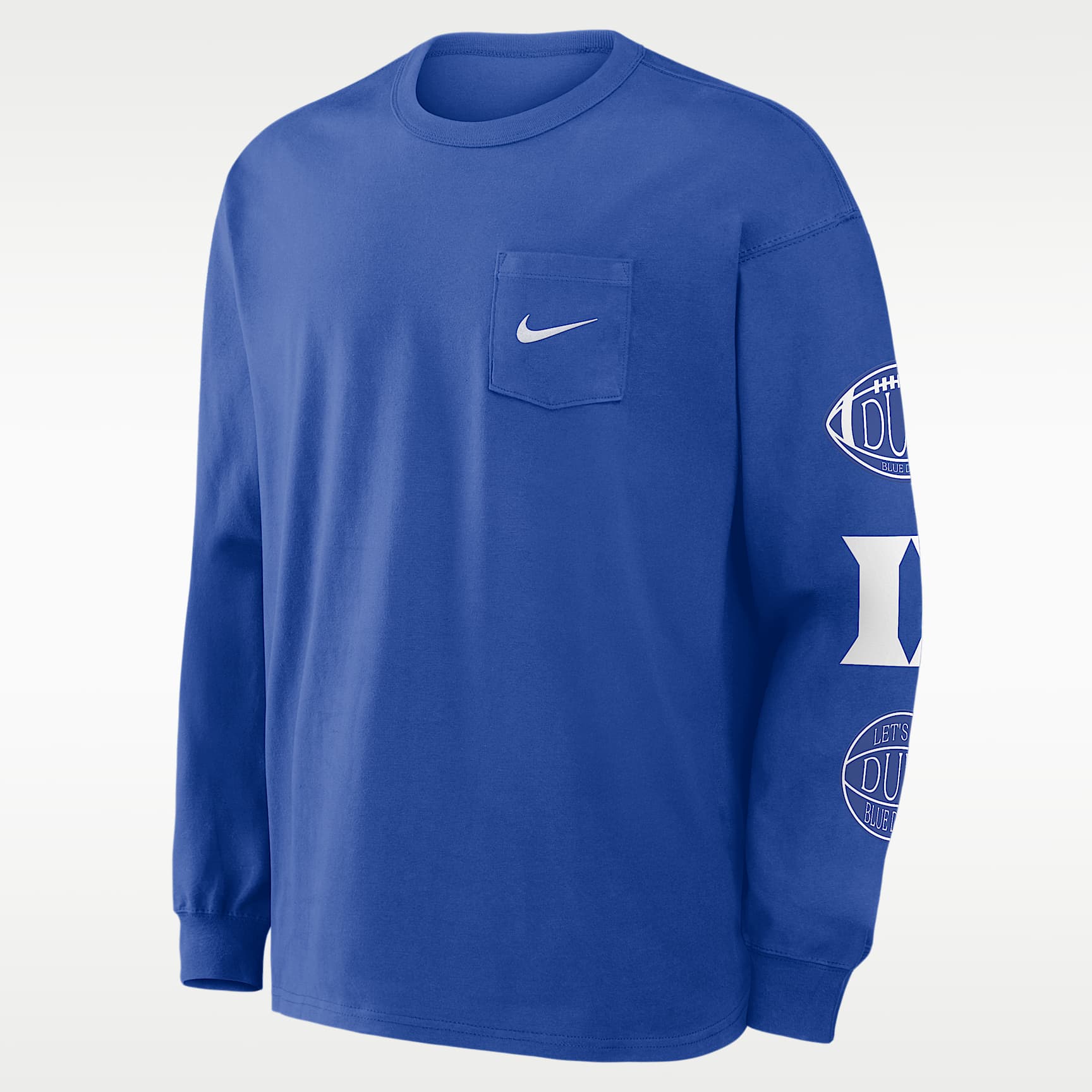 Duke Academic Max90 Pocket Men's Nike College Long-Sleeve T-Shirt