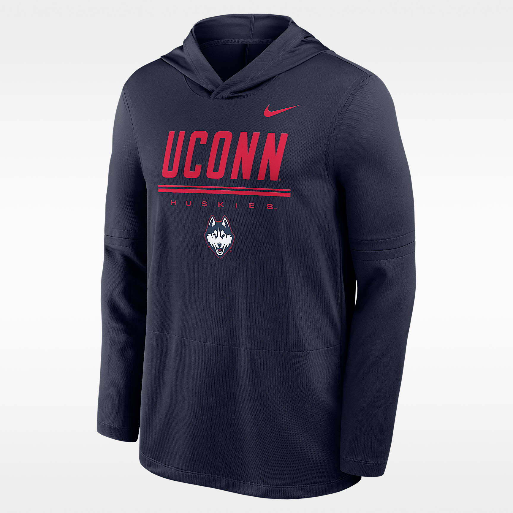 Sudadera con gorro Dri-FIT ligera para hombre Nike College (Connecticut)
