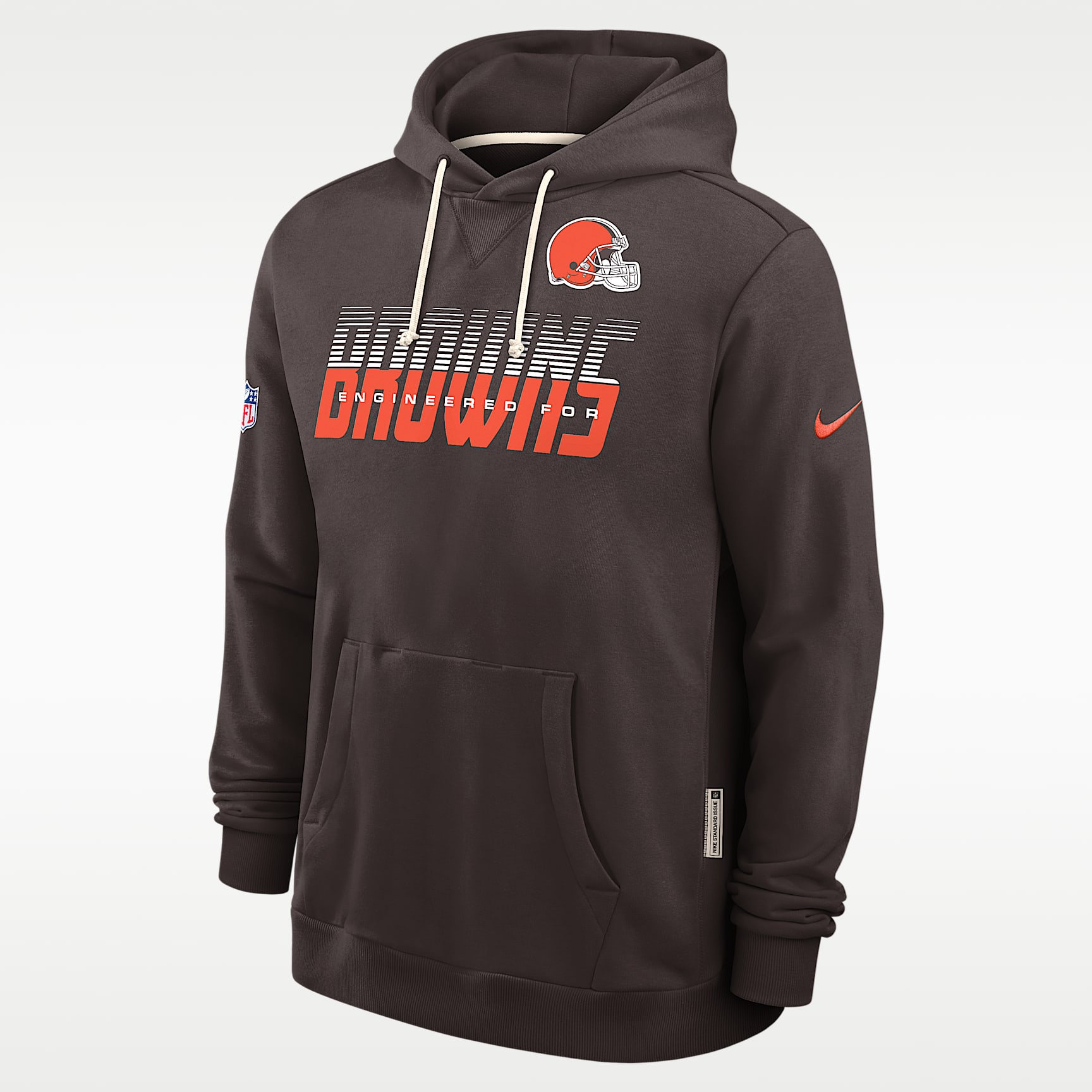 Cleveland Browns Sideline Standard Issue Men's Nike Dri-FIT NFL Pullover Hoodie