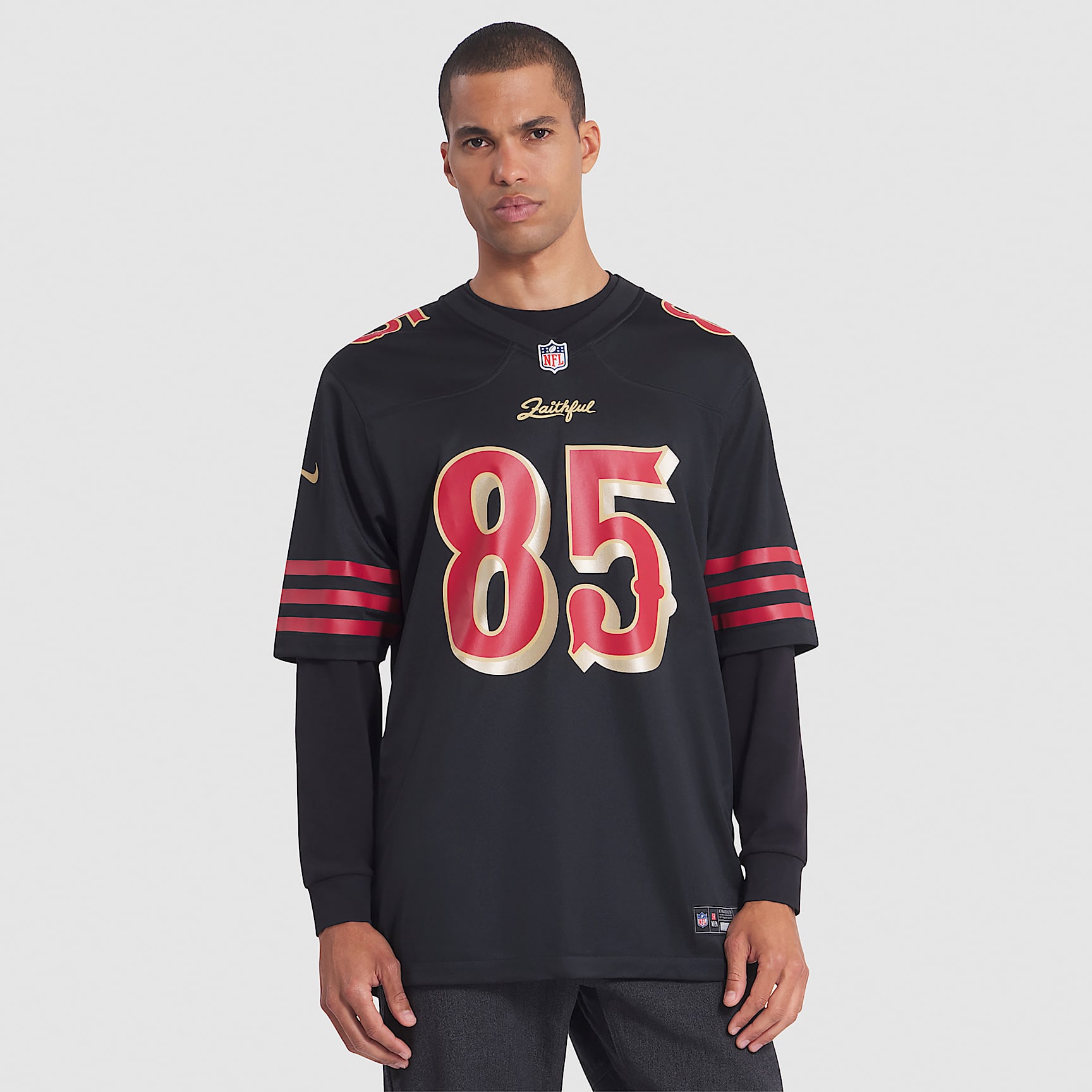 NIKE NFL 全刺繍 49ers アメフトゲームシャツ XL 6771 NIKE NFL 全刺繍 