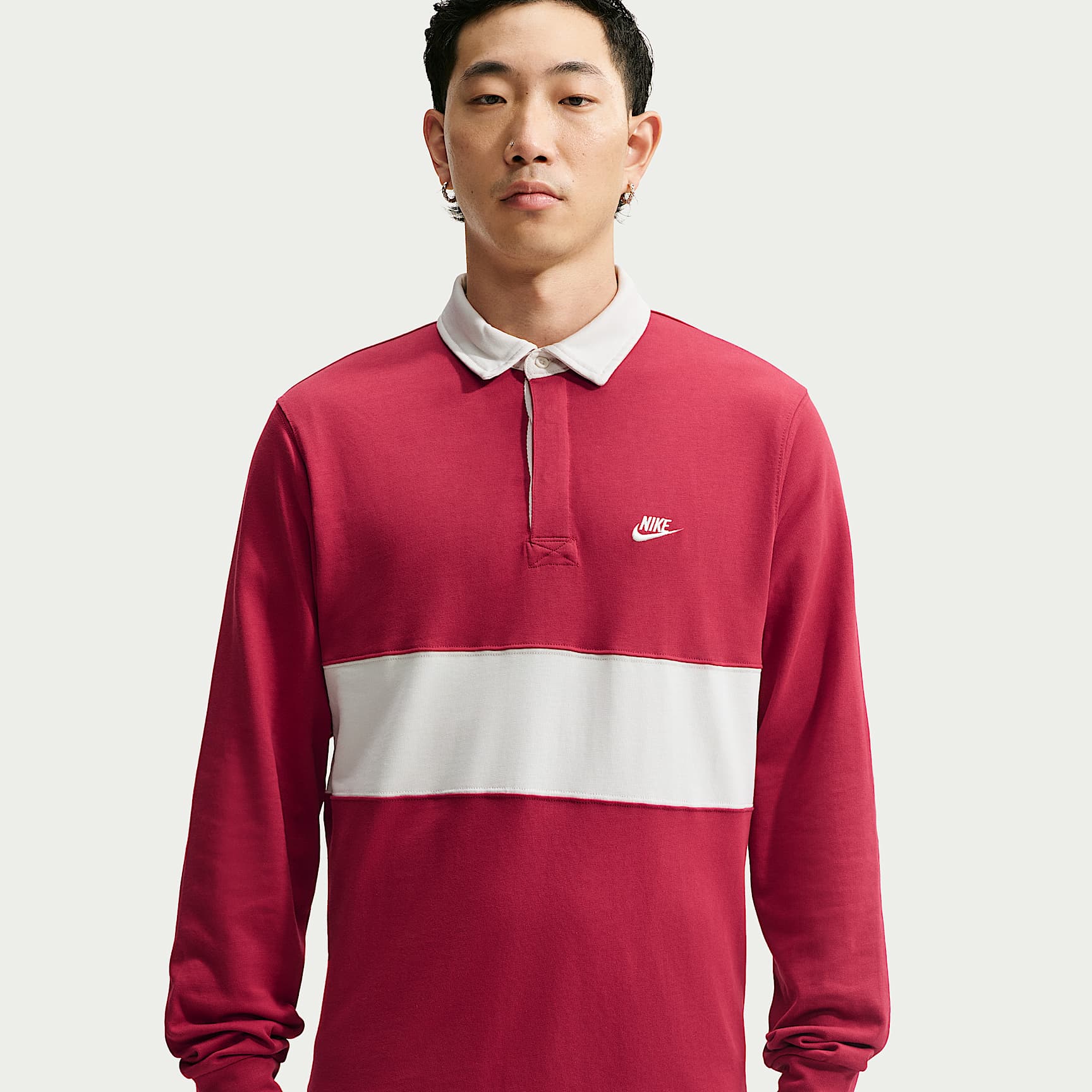 Nike Sportswear Club Men's Long-Sleeve Rugby Top