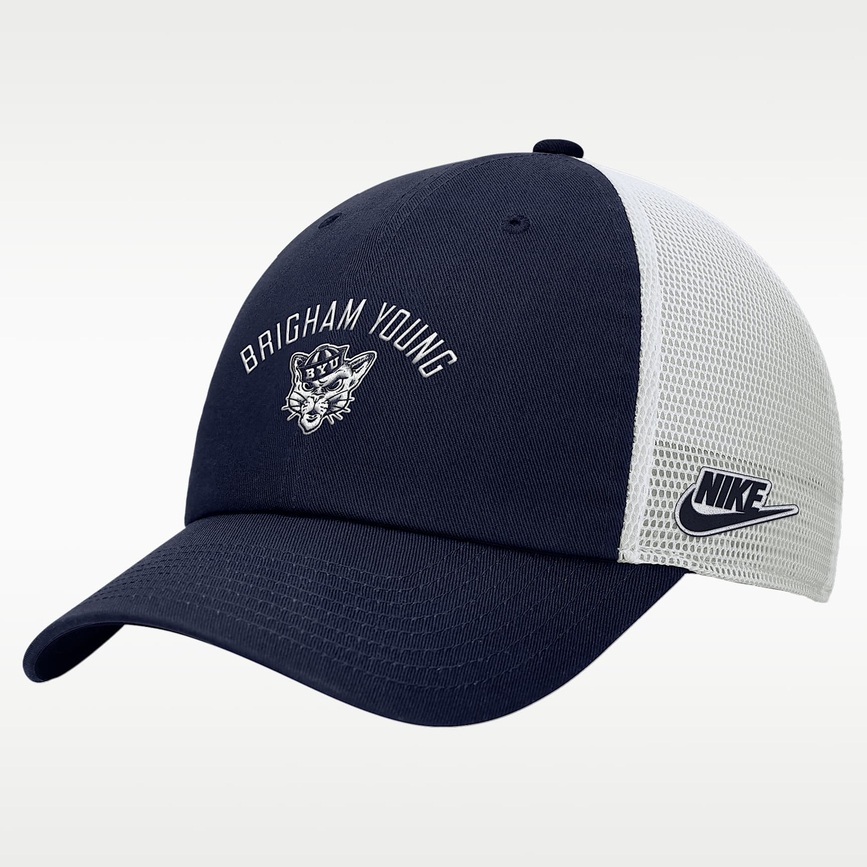 Gorra de rejilla sin estructura Nike College (BYU)