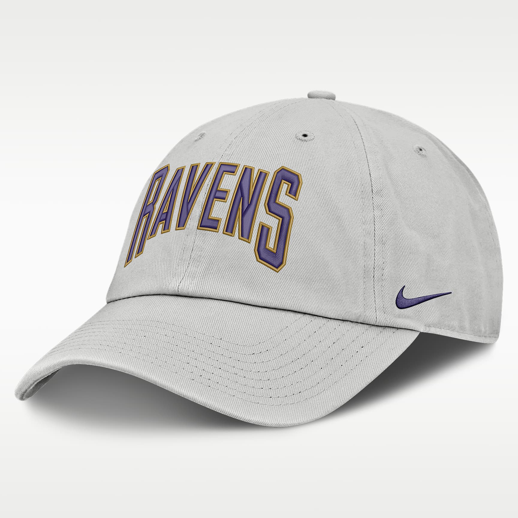 Baltimore Ravens Primetime Club Arched Men's Nike NFL Adjustable Hat