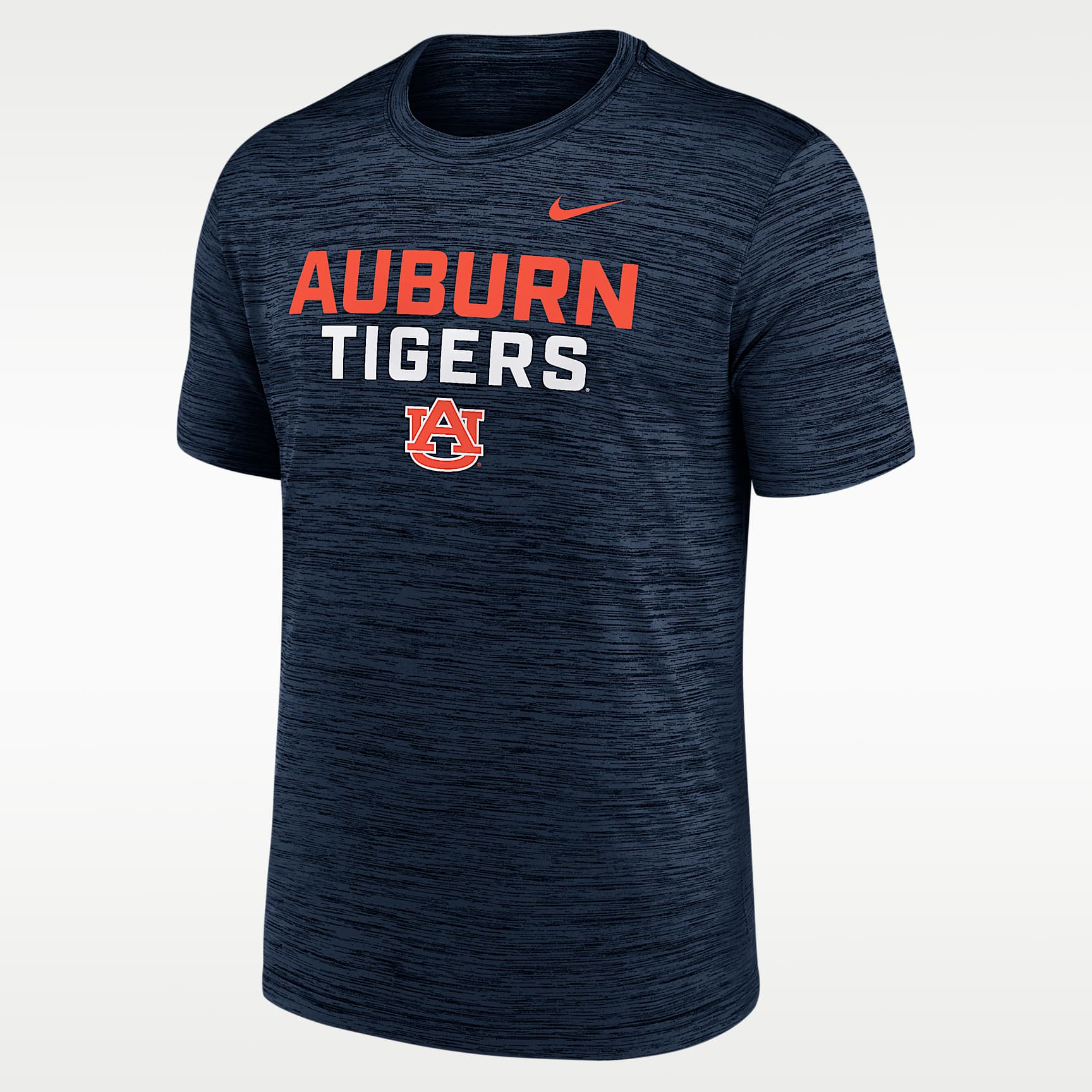 Playera universitaria Nike Dri-FIT para hombre Auburn Campus Center Stack Velocity
