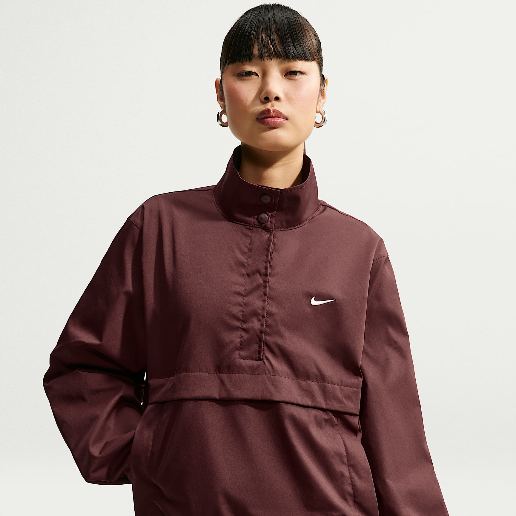 Nike Sportswear  Women's Loose 1/4-Snap Jacket
