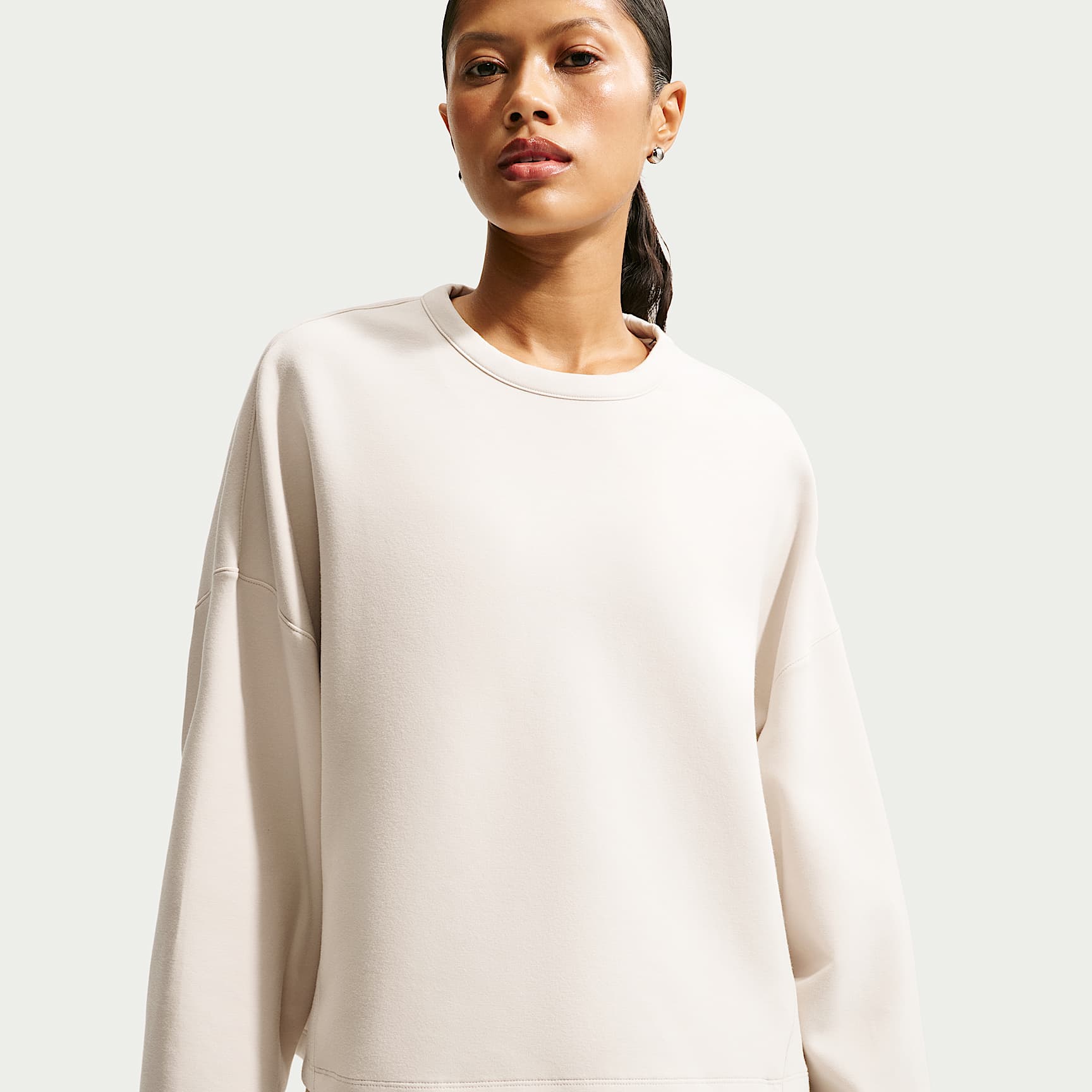 Nike 24.7 ImpossiblySoft Oversize-Rundhalsshirt mit Dri-FIT-Technologie (Damen)