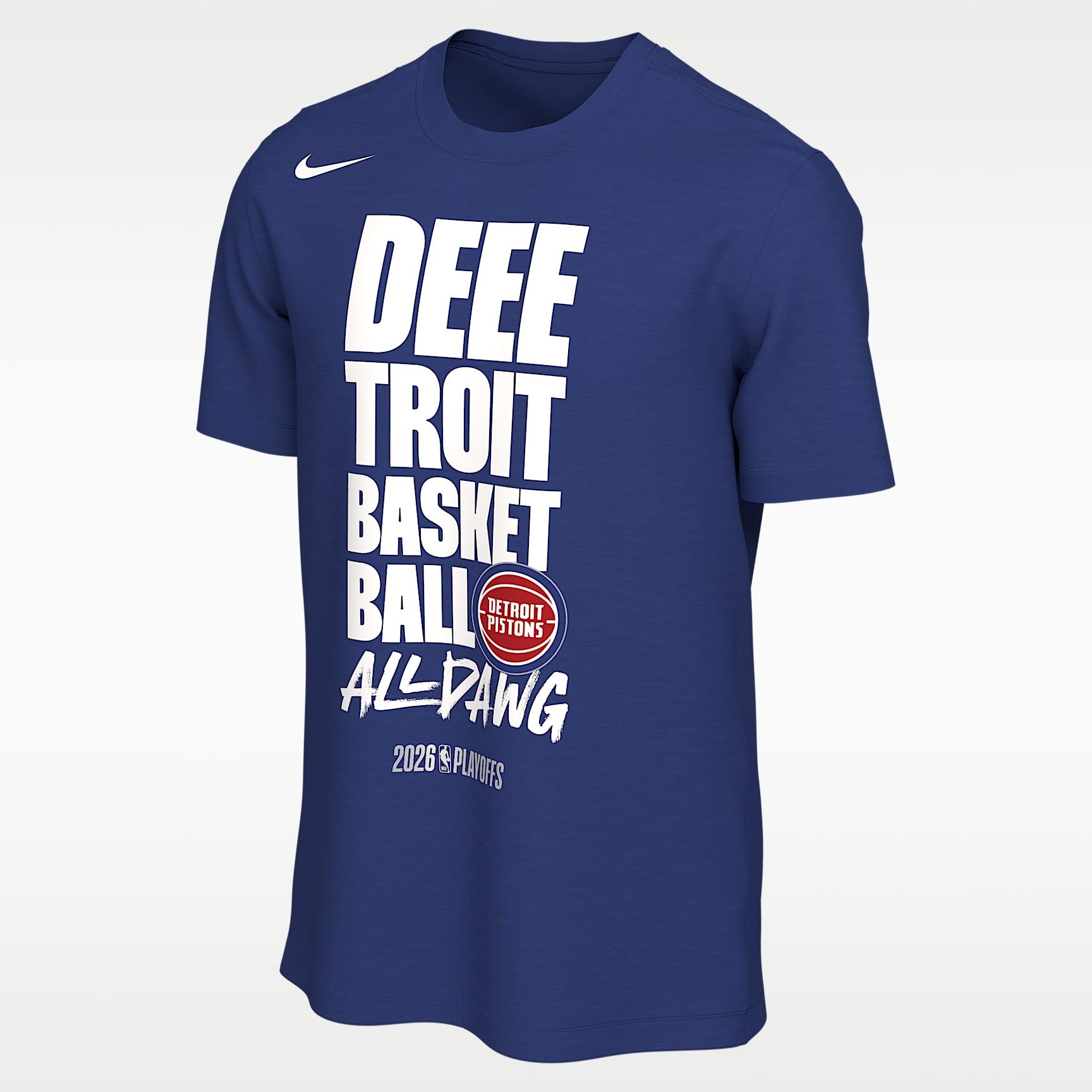 Playera de básquetbol Nike de la NBA para hombre Detroit Pistons