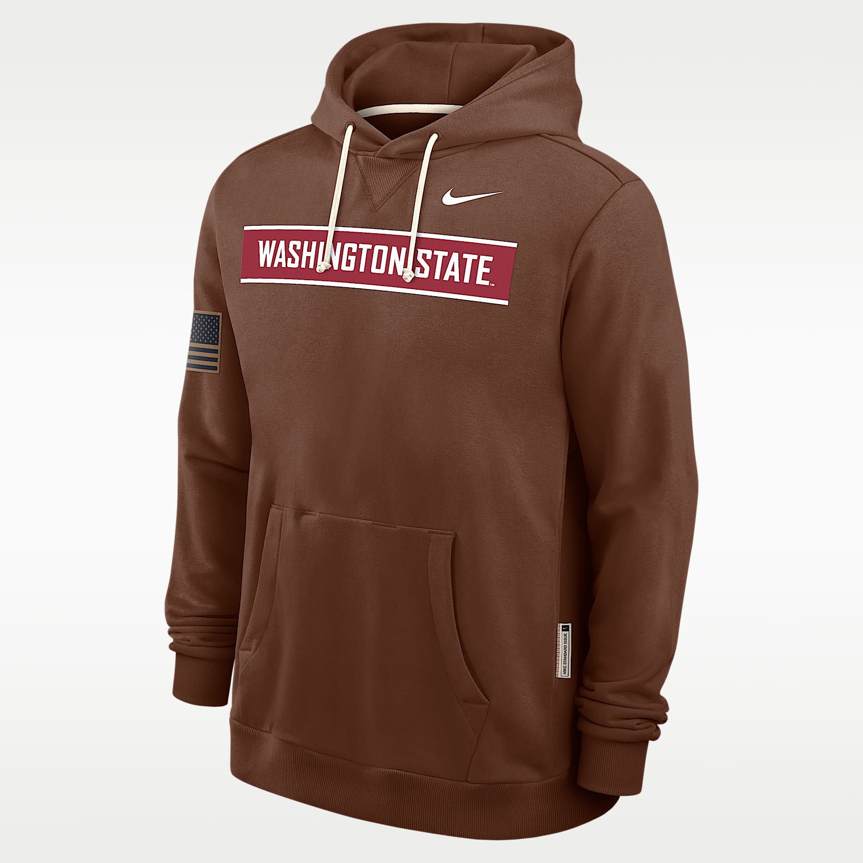 Washington State 2026 Military Appreciation Men's Nike Dri-FIT College Pullover Hoodie