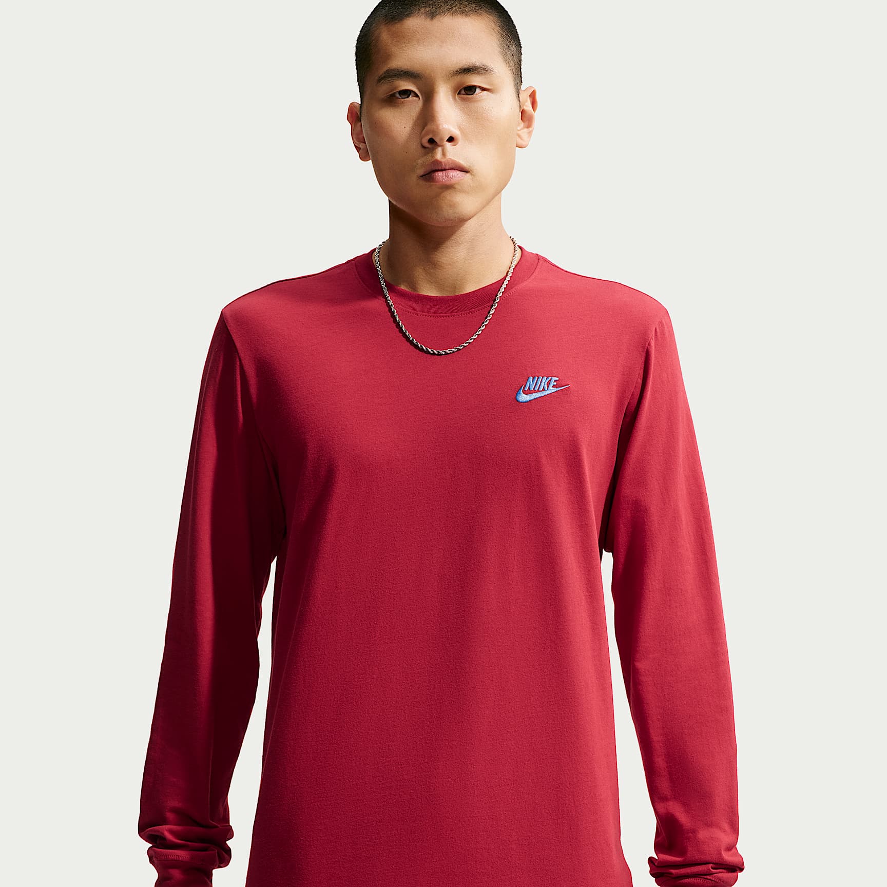 Playera de manga larga para hombre Nike Sportswear Club
