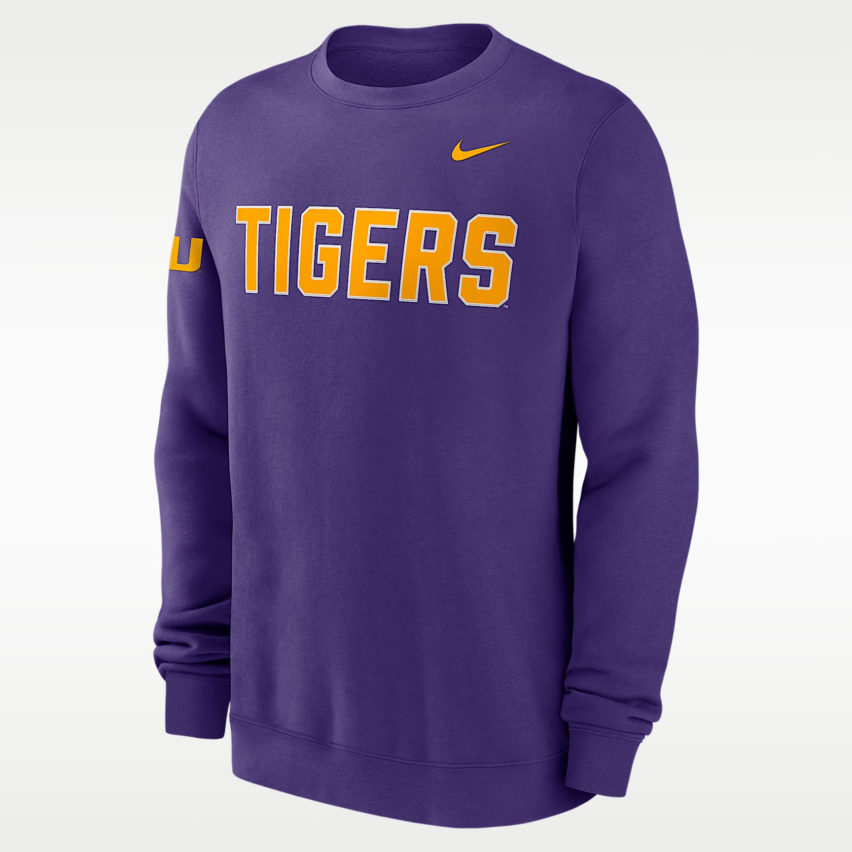 LSU Sideline Club Men's Nike College Pullover Crew