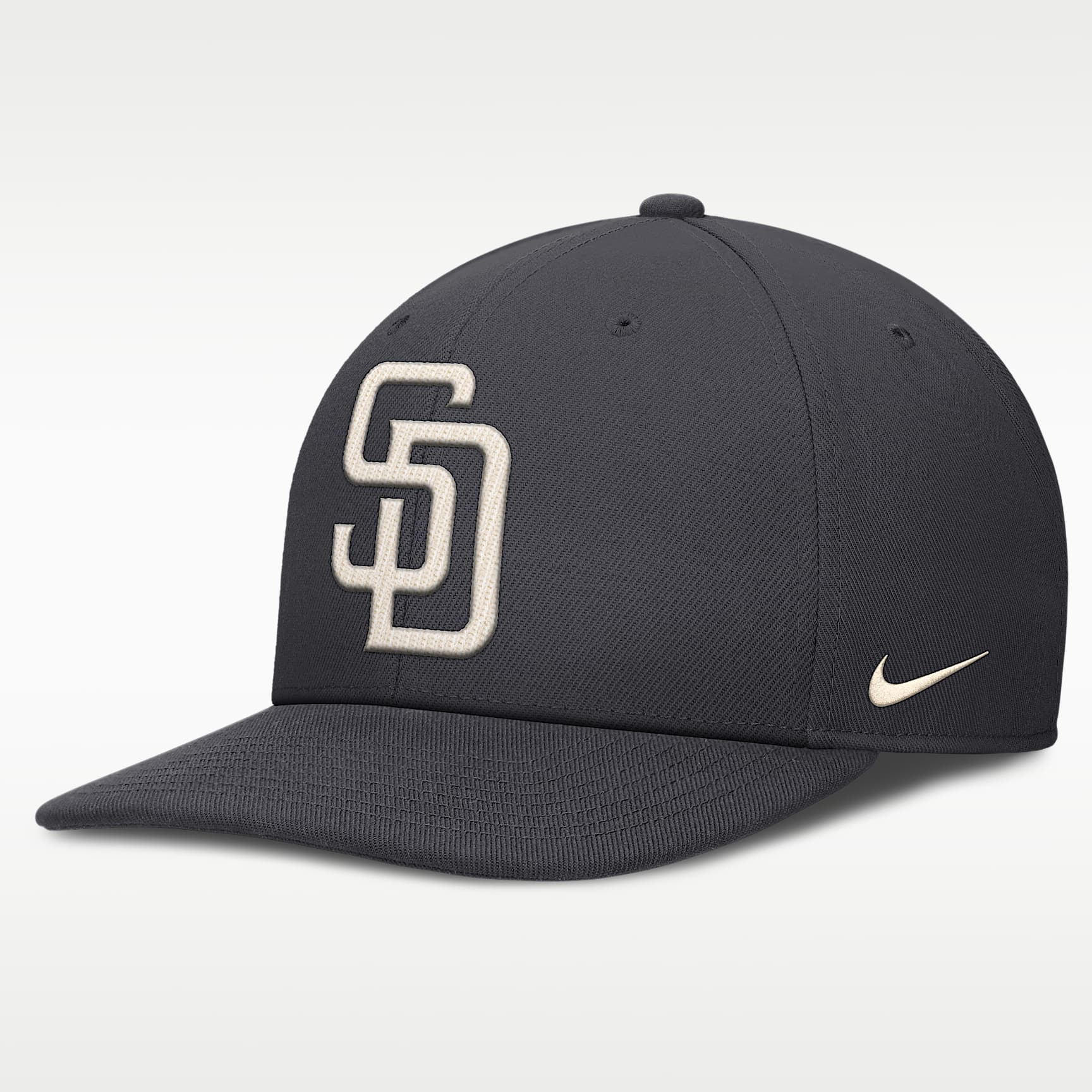 Gorra estructurada de visera cuadrada para hombre Nike Statement Dri-Fit Pro San Diego Padres