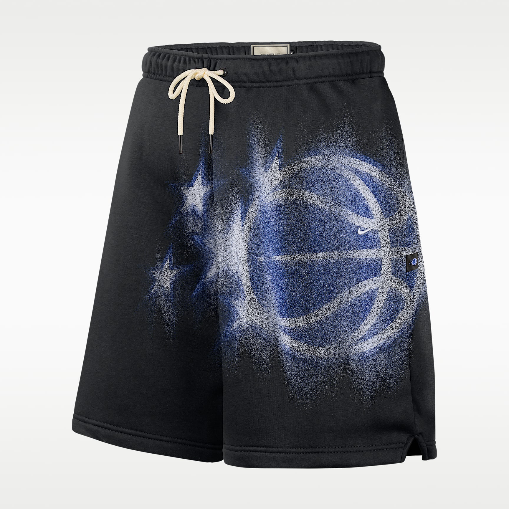 Shorts de básquetbol de tejido Fleece para hombre Orlando Magic Standard Issue