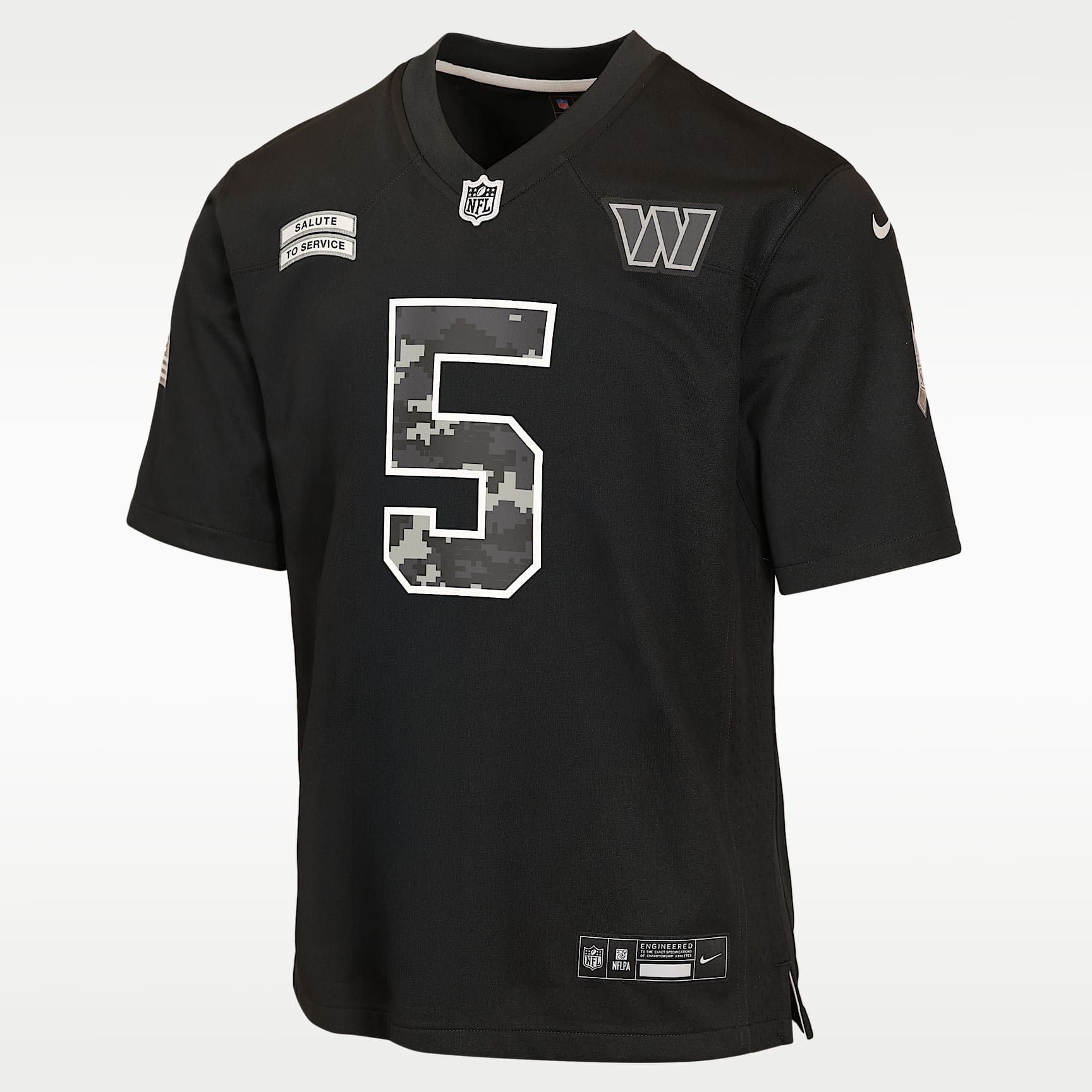 Jayden Daniels Washington Commanders Salute to Service Big Kids' Nike NFL Game Jersey