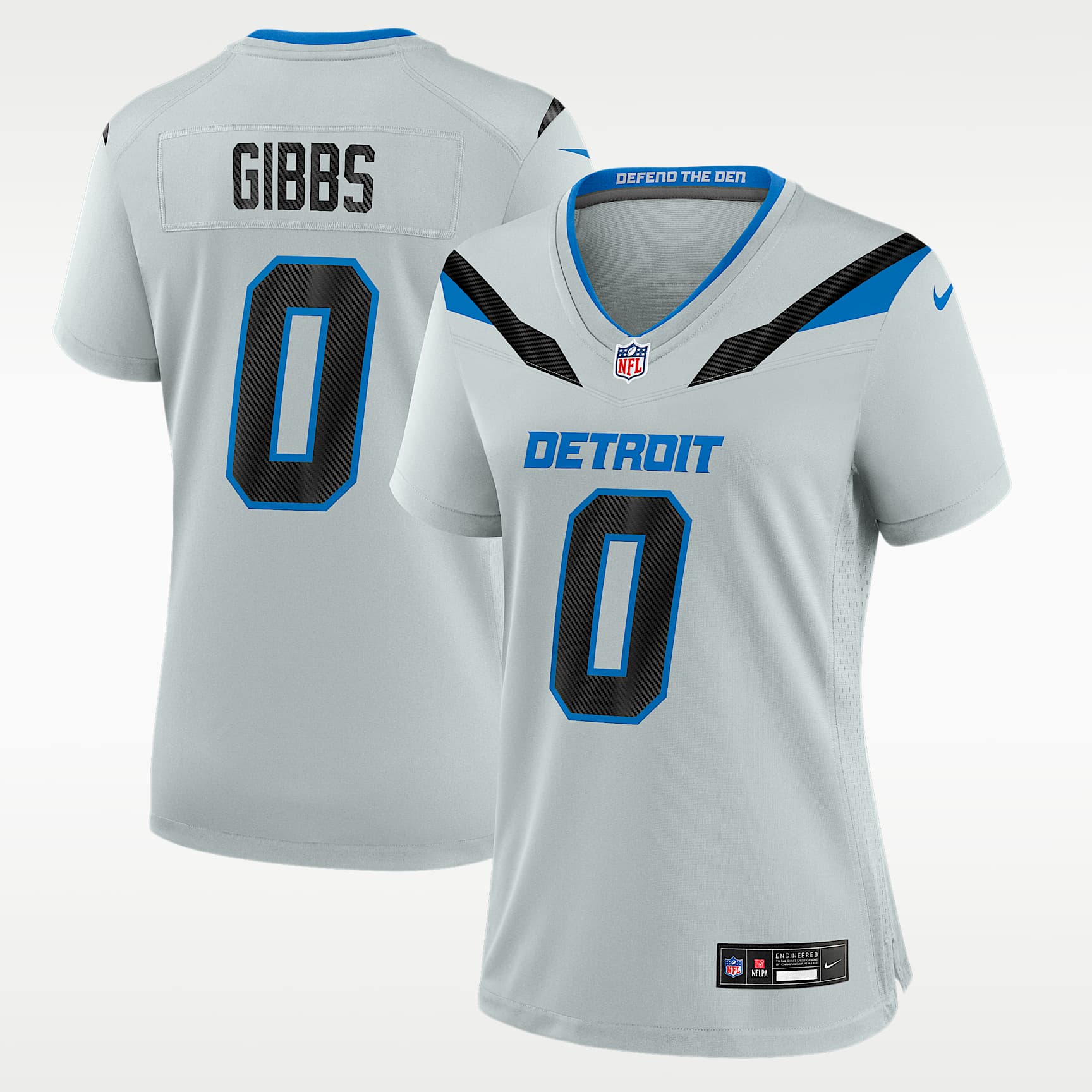 Jahmyr Gibbs Detroit Lions Rivalries Collection Women's Nike NFL Game Jersey