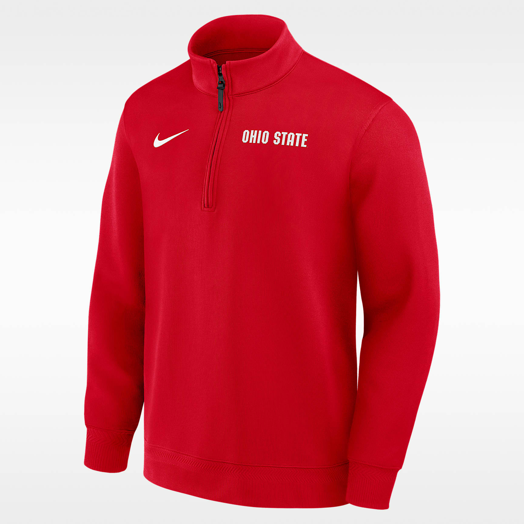 Ohio State Coaches Men's Nike Dri-FIT College Long-Sleeve 1/2-Zip Top