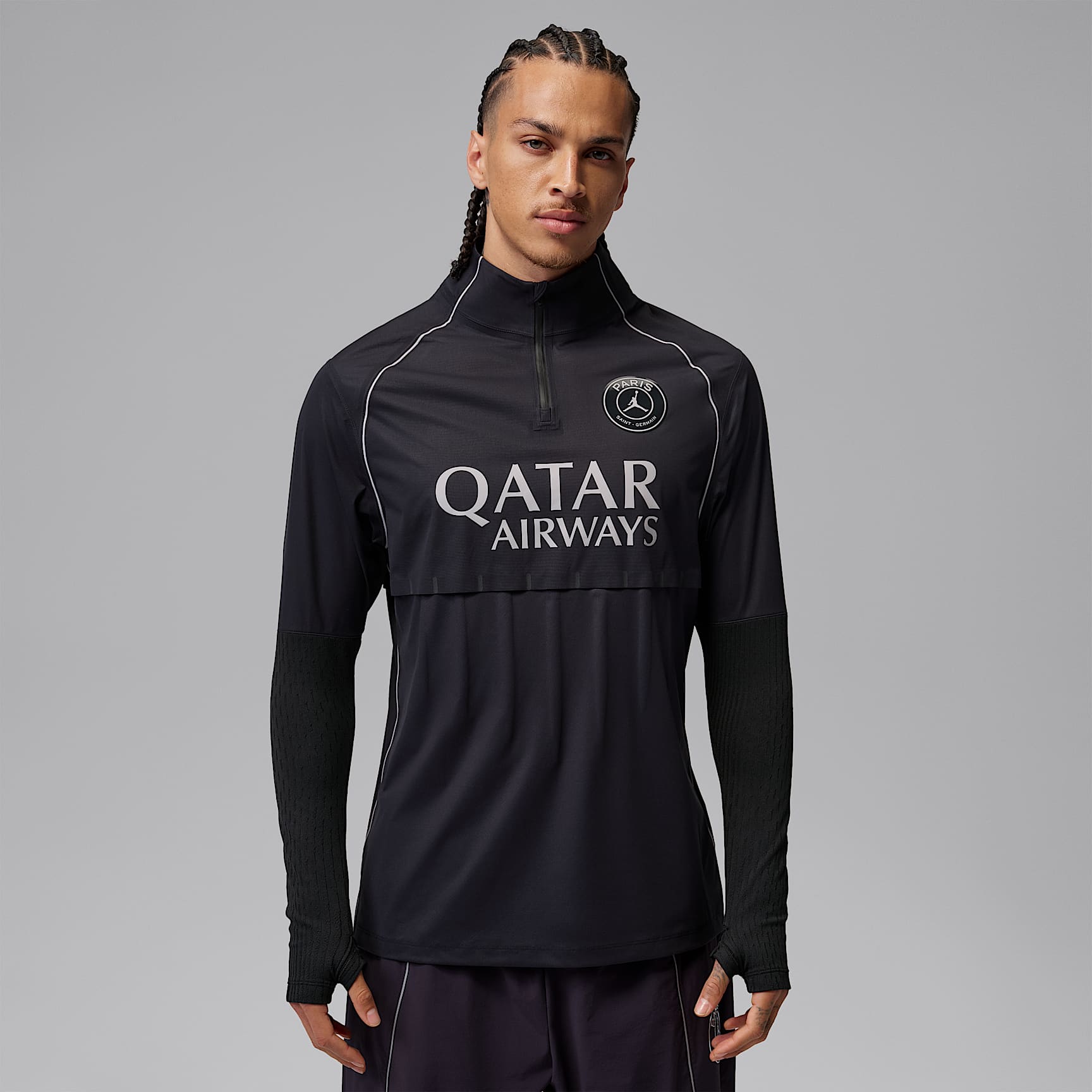 Paris Saint-Germain Strike Elite Night Edition Jordan Aerogami Shell Erkek Futbol Üstü