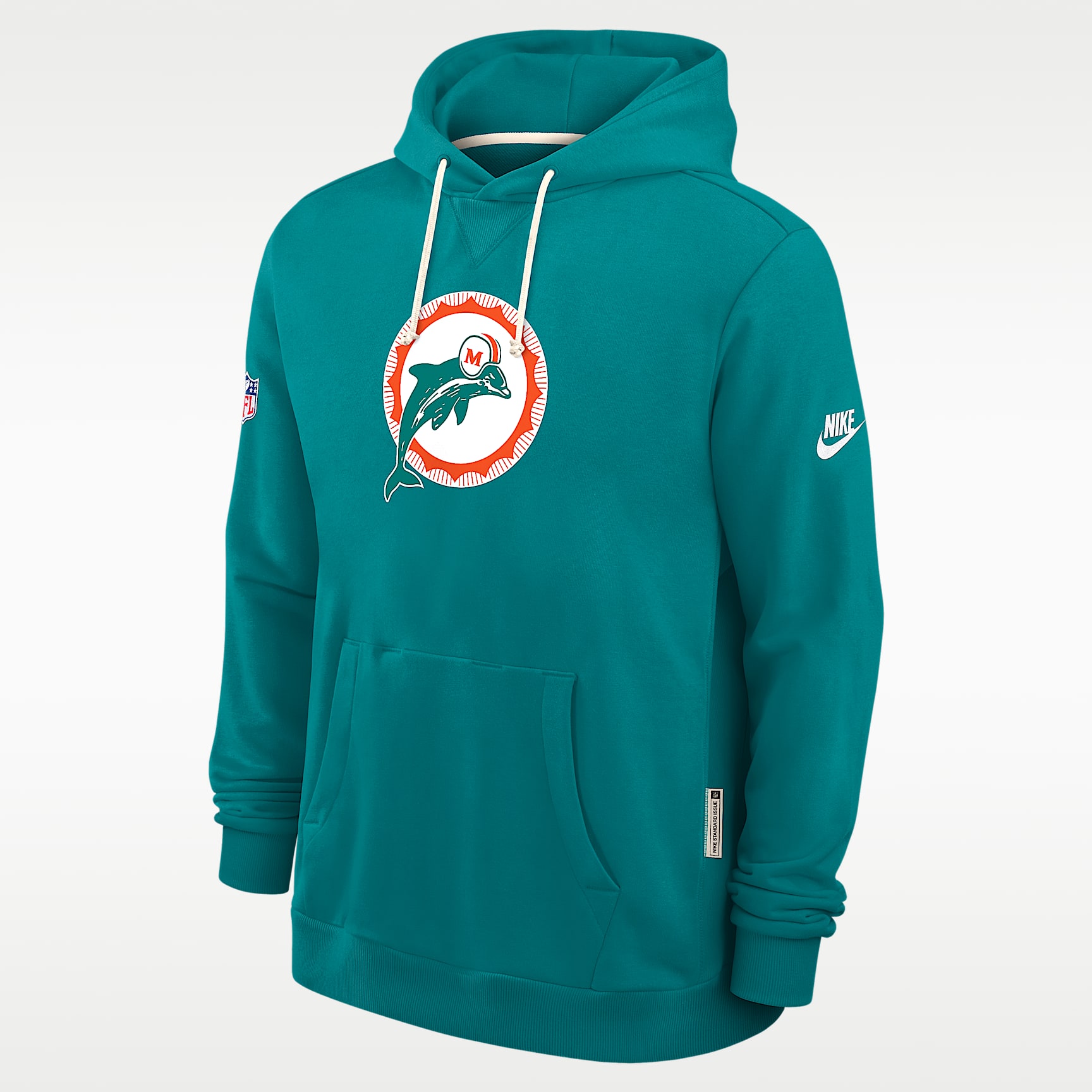 Sudadera con gorro sin cierre Nike Dri-FIT de la NFL para hombre Miami Dolphins Alt Offensive Set Play Sideline