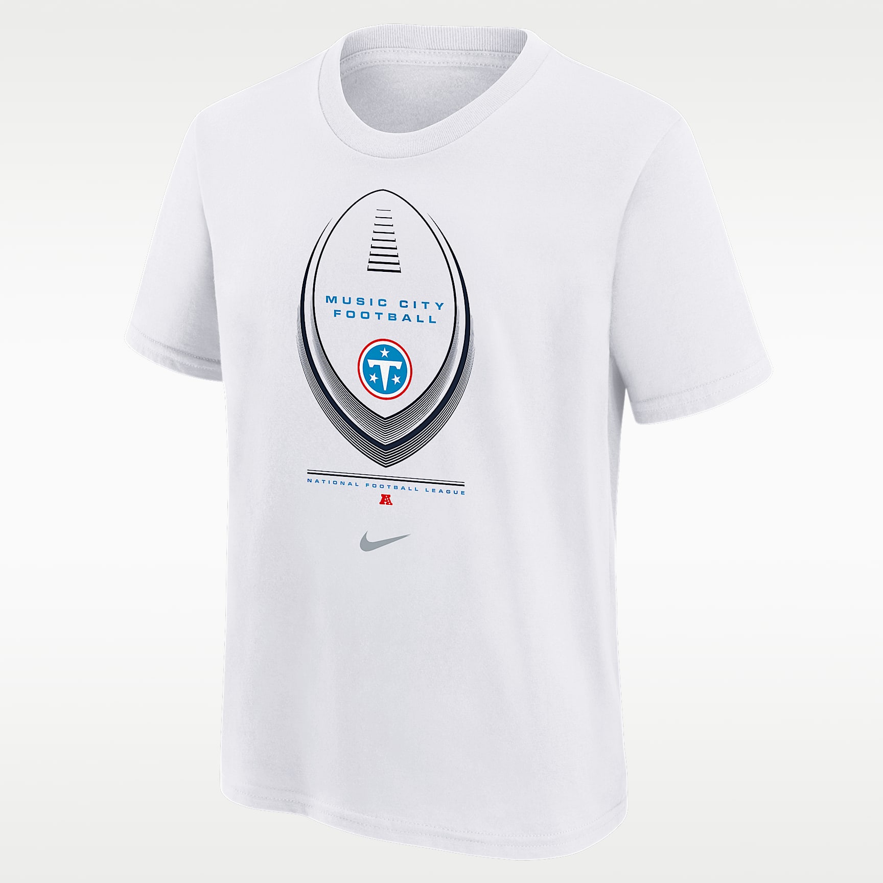 Playera Nike Dri-FIT de la NFL para niños talla grande Tennessee Titans Icon Legend Edition